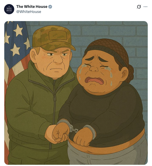 The Trump administration has adopted the kind of edgy memes previously only seen on right-wing corners of the Internet to spread its message, according to journalist Spencer Ackerman