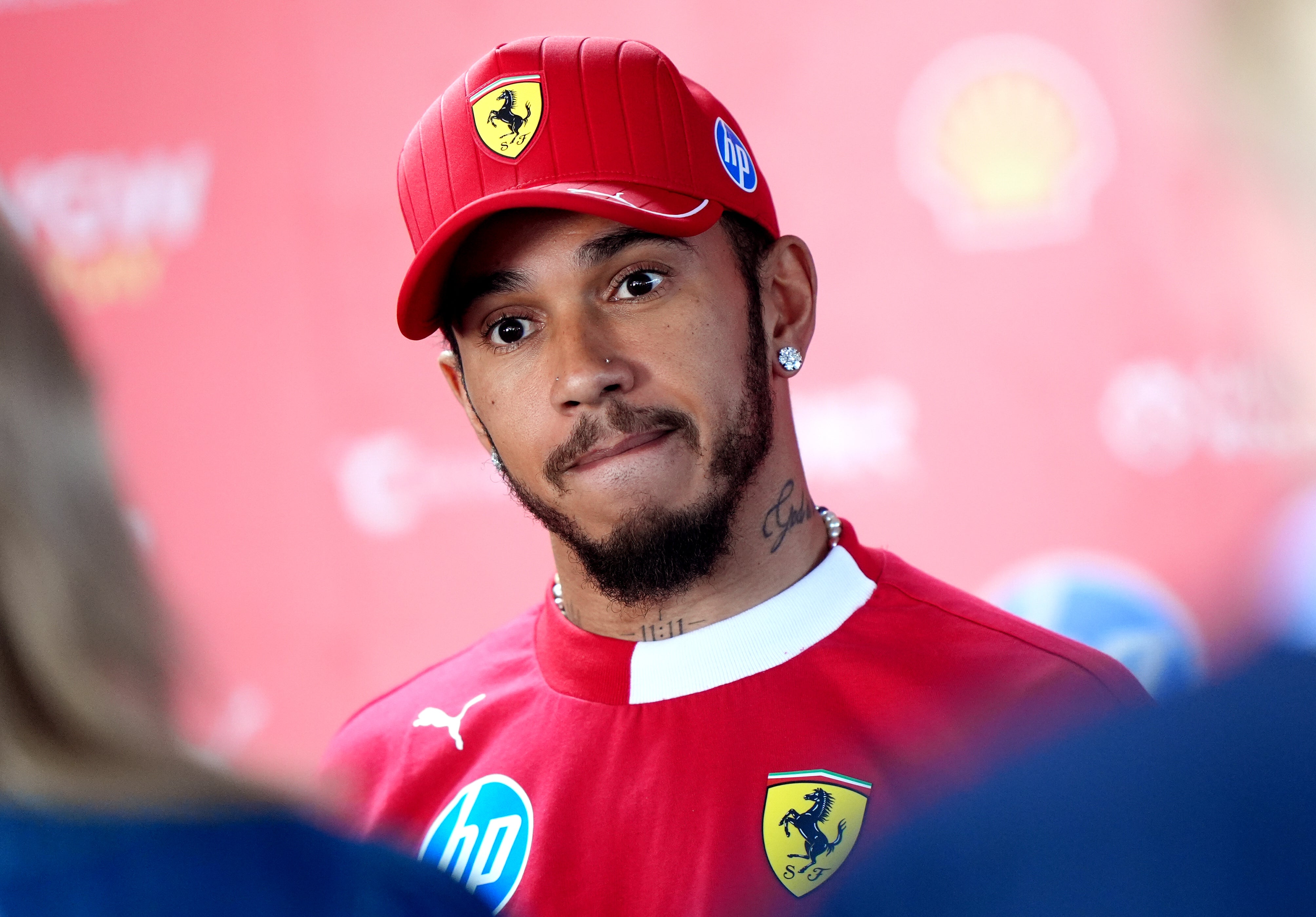 Lewis Hamilton could only manage to qualify 12th while Ferrari teammate Charles Leclerc claimed pole
