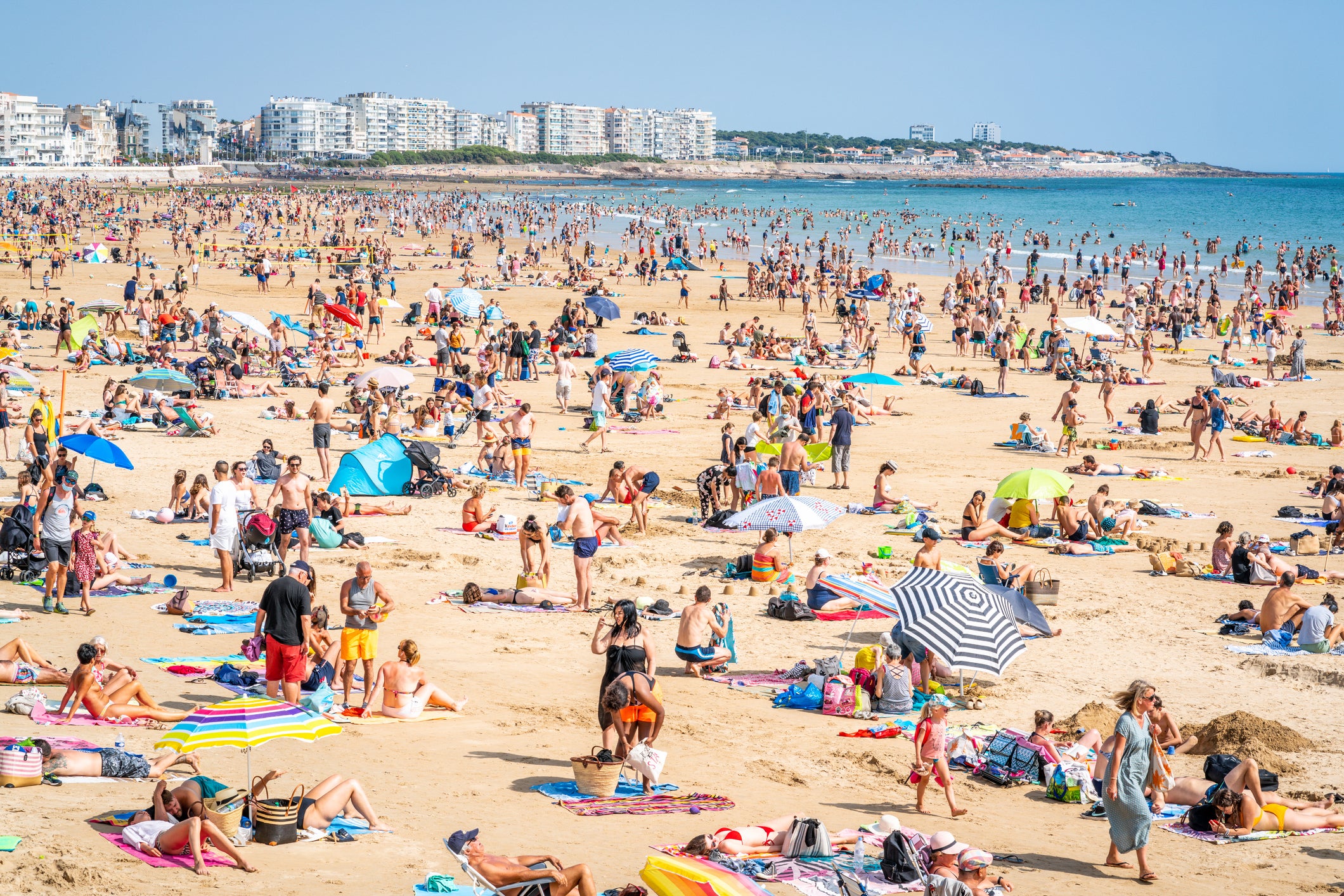 The French seaside resort of Les Sables-d'Olonne