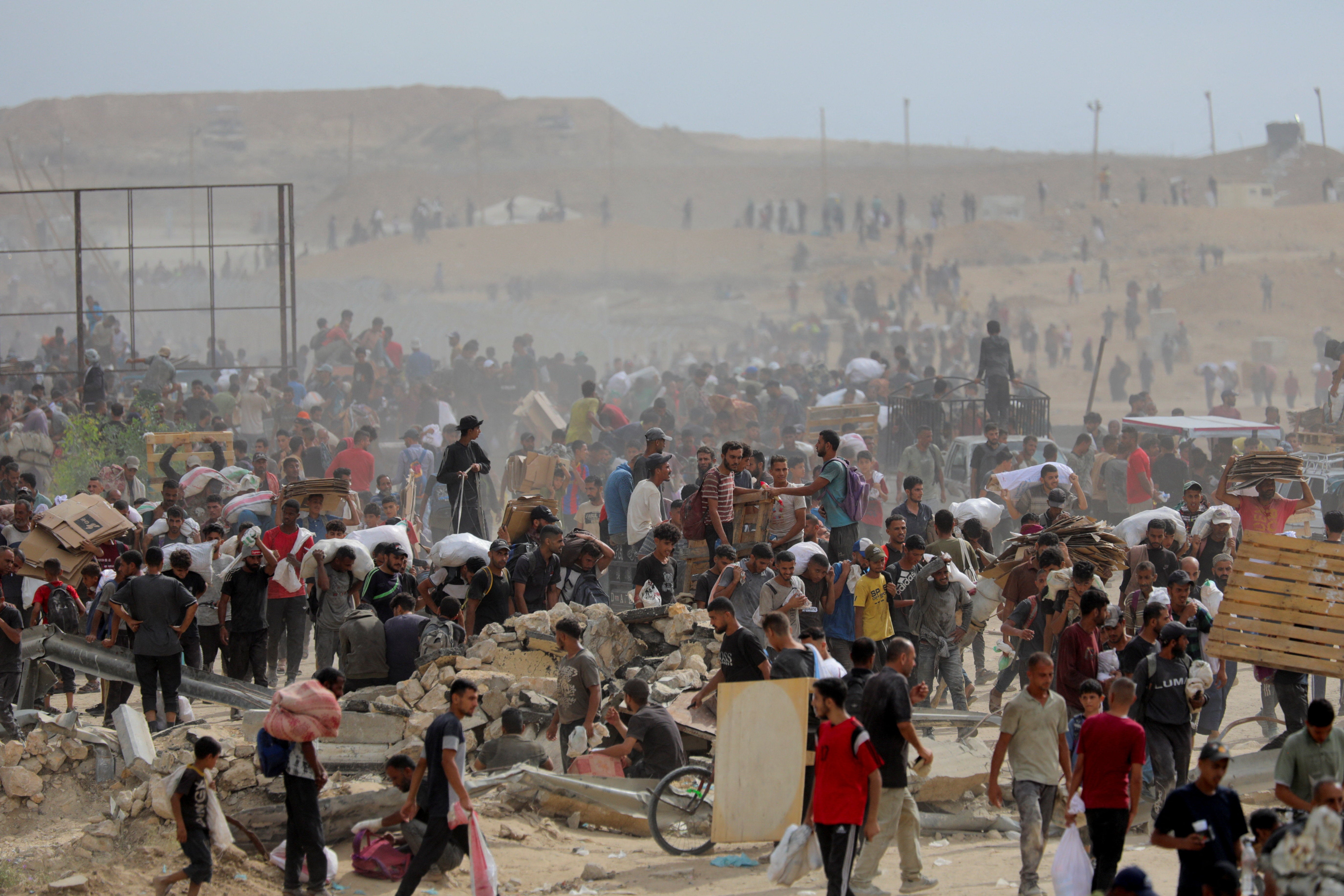 The bought aimed to bring food and aid to Gaza, where a crisis of hunger is tearing through the strip