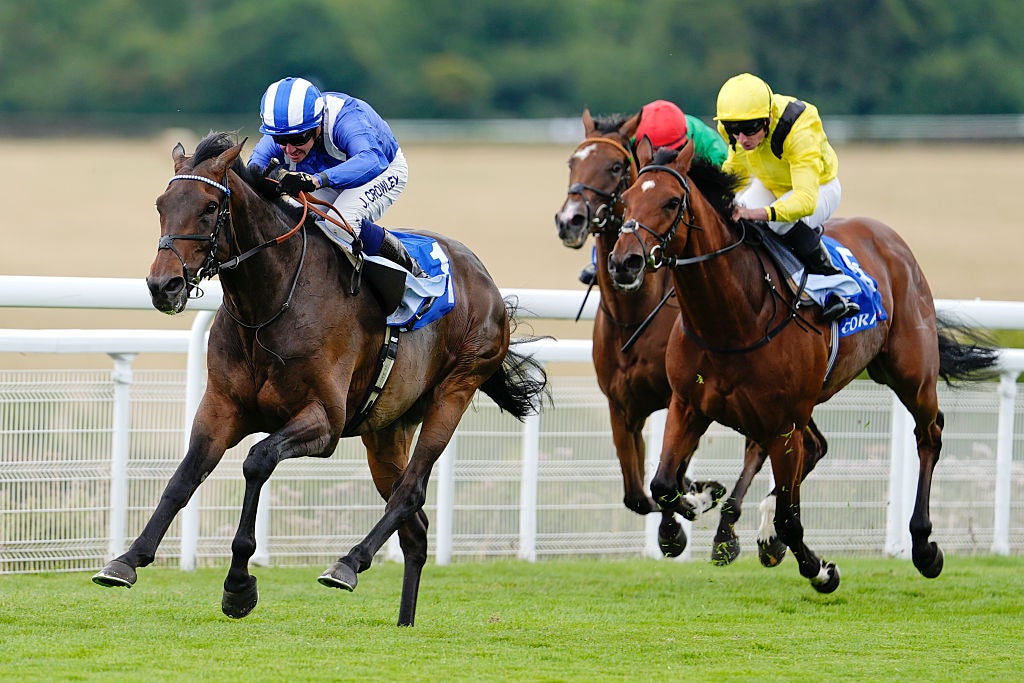 Al Aasy was a winner by three lengths in the Coral Glorious Stakes