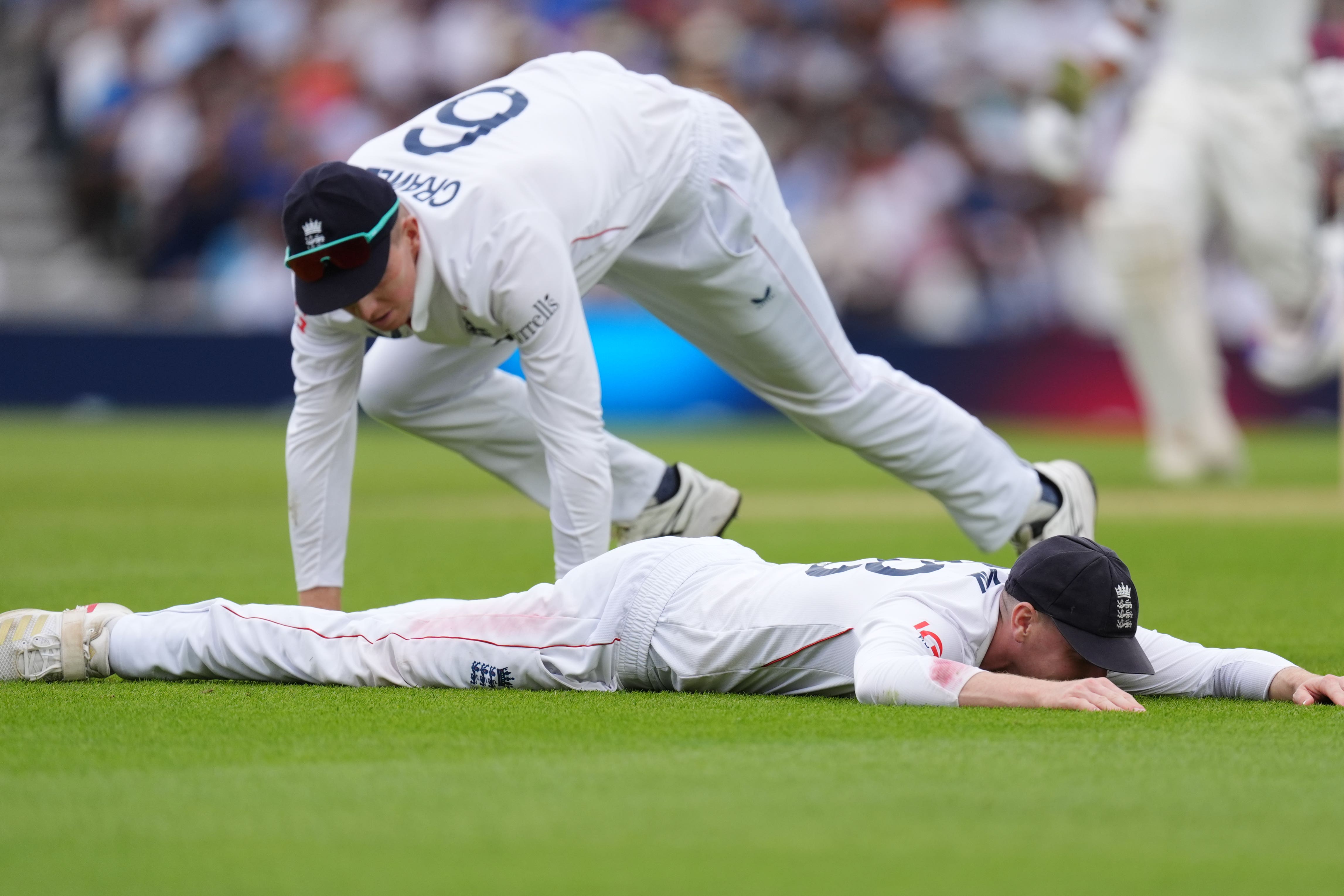 England’s poor fielding left India in charge of the fifth Test (Ben Whitley/PA)
