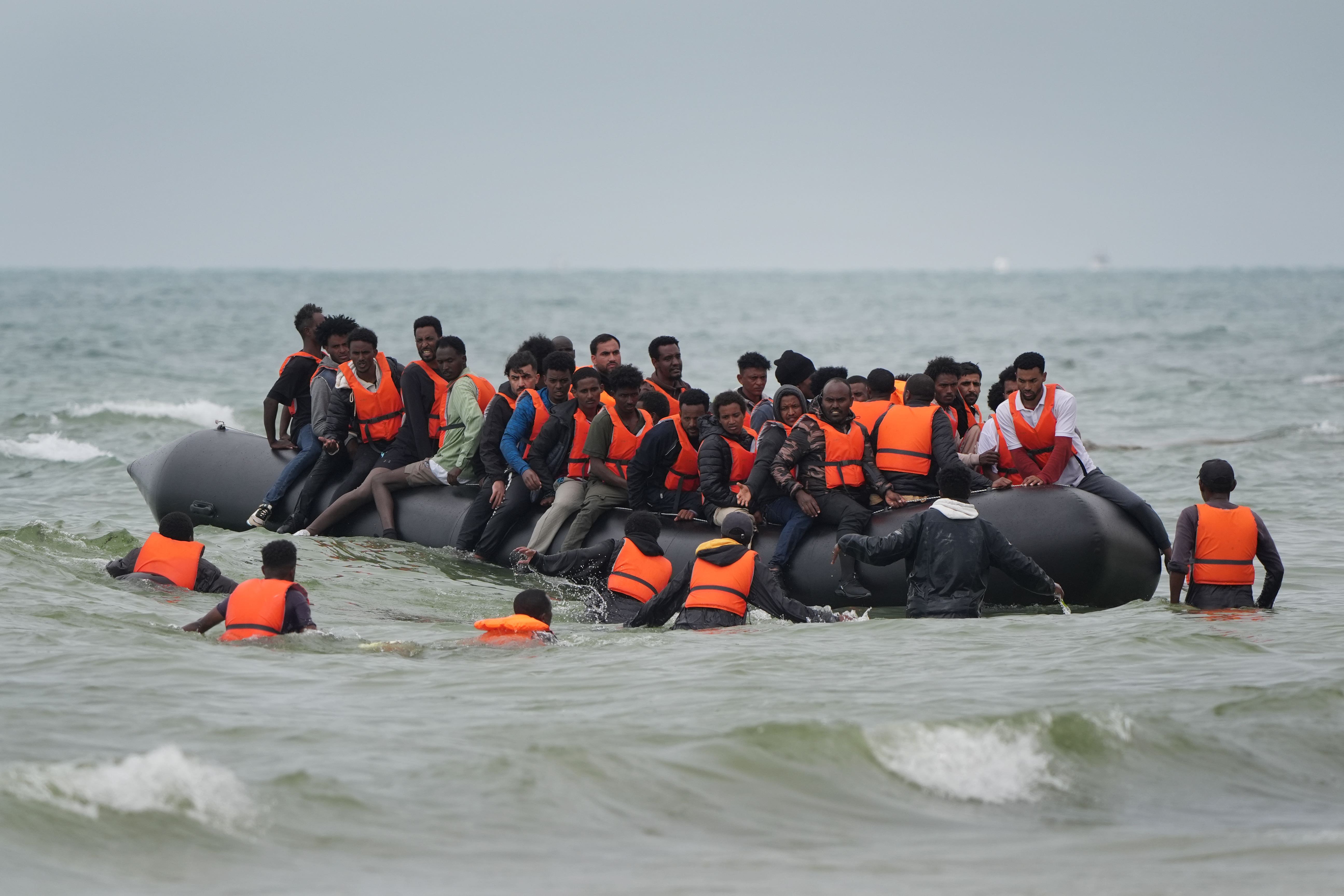 People who post social media ‘adverts’ for Channel crossings and fake passports could face up to five years in prison (Gareth Fuller/PA)