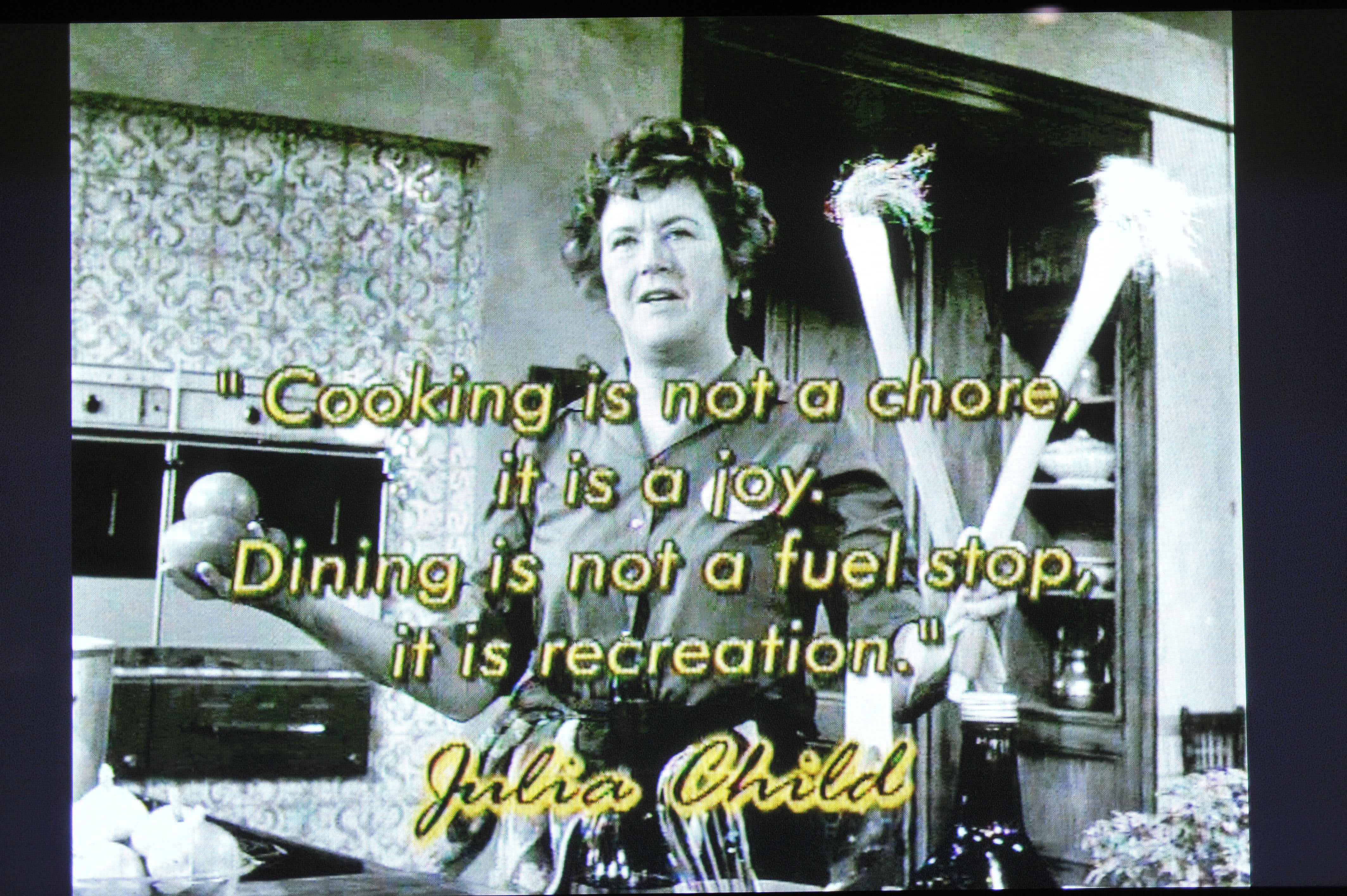 Julia Child's kitchen display is seen at the media preview at the Smithsonian National Museum of American History