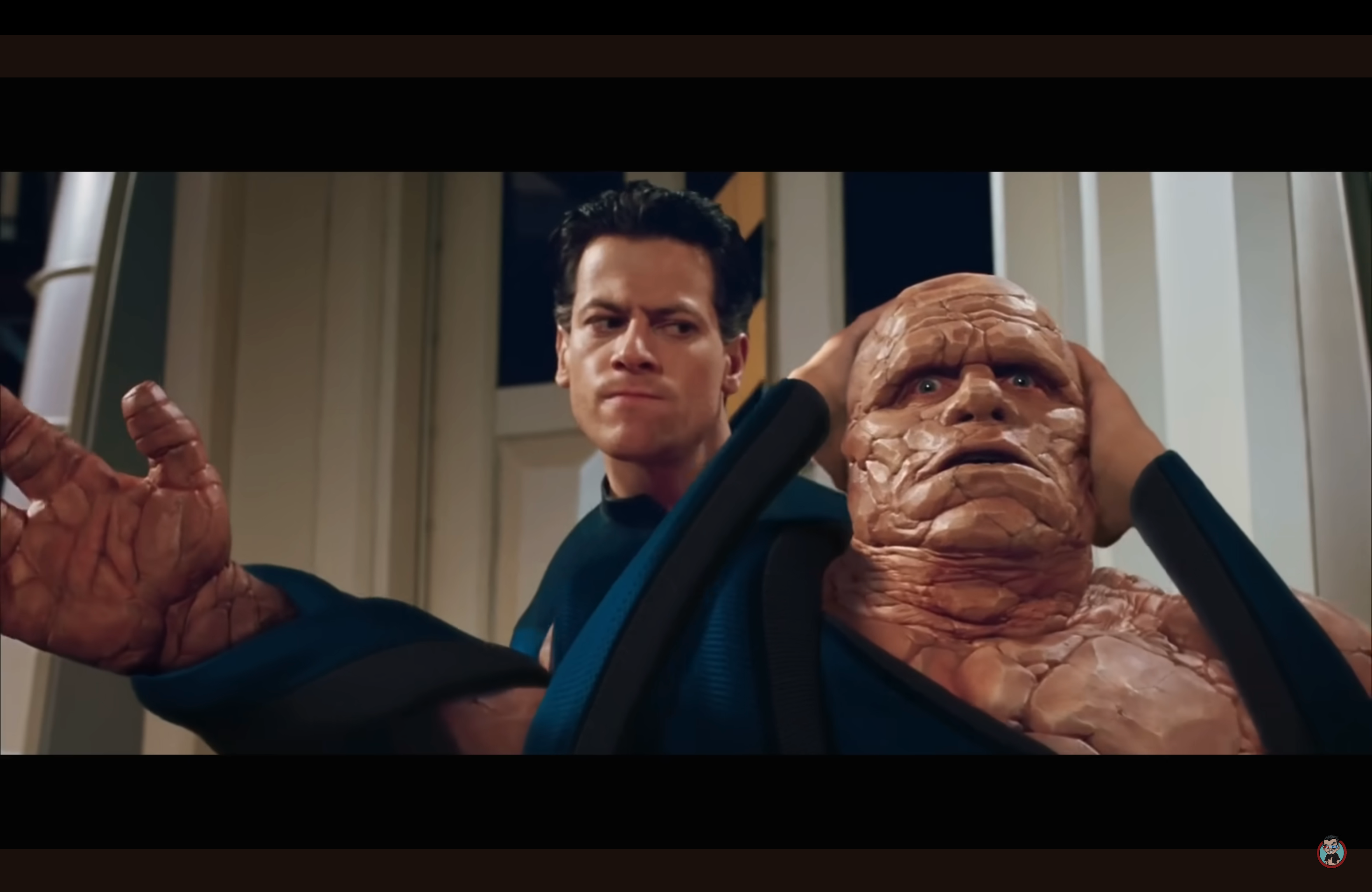 Ioan Gruffudd and Michael Chiklis in 'Fantastic Four'