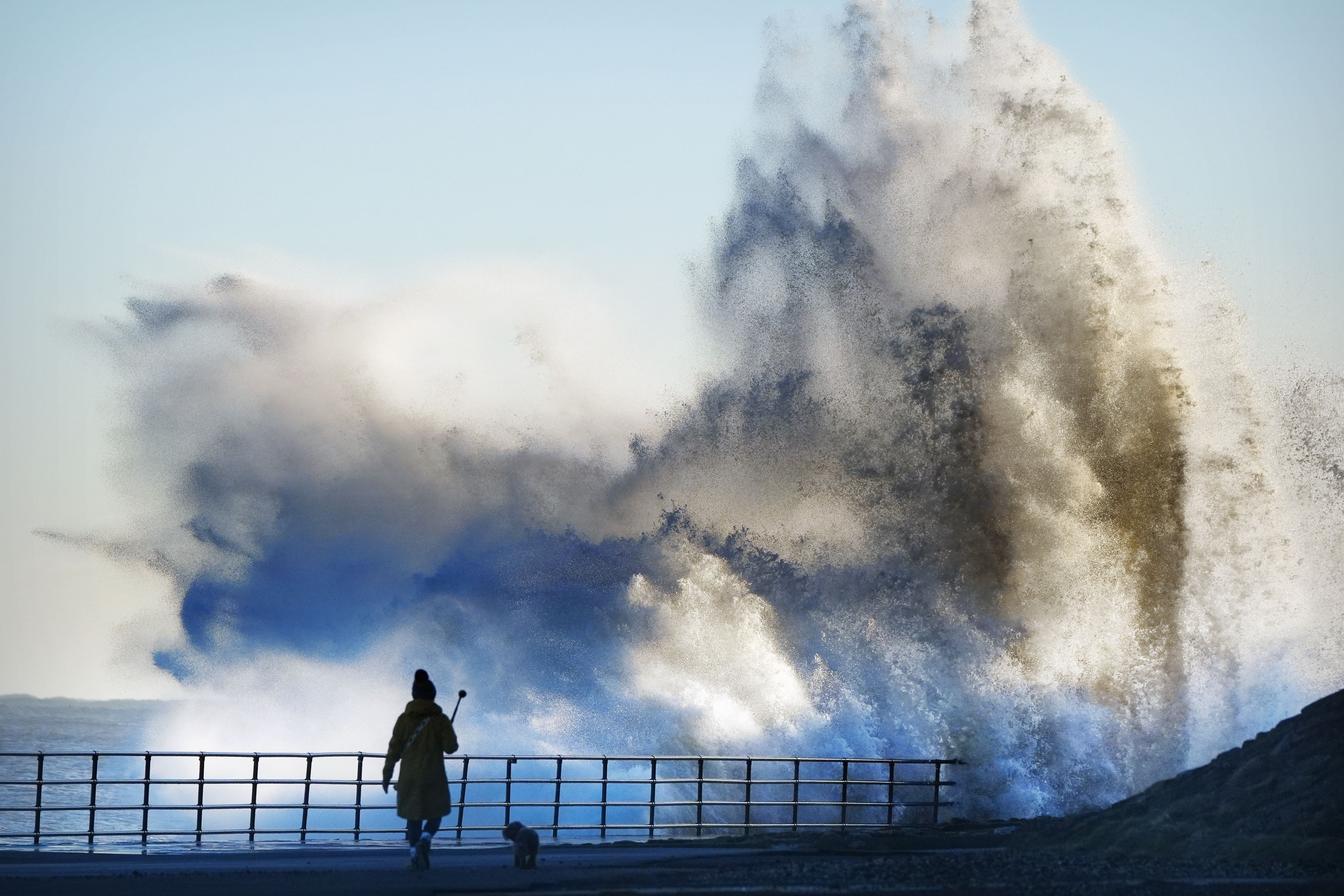 Wind speeds for Storm Floris could reach 70mph in exposed coasts, forecasters warned (Owen Humphreys/PA)