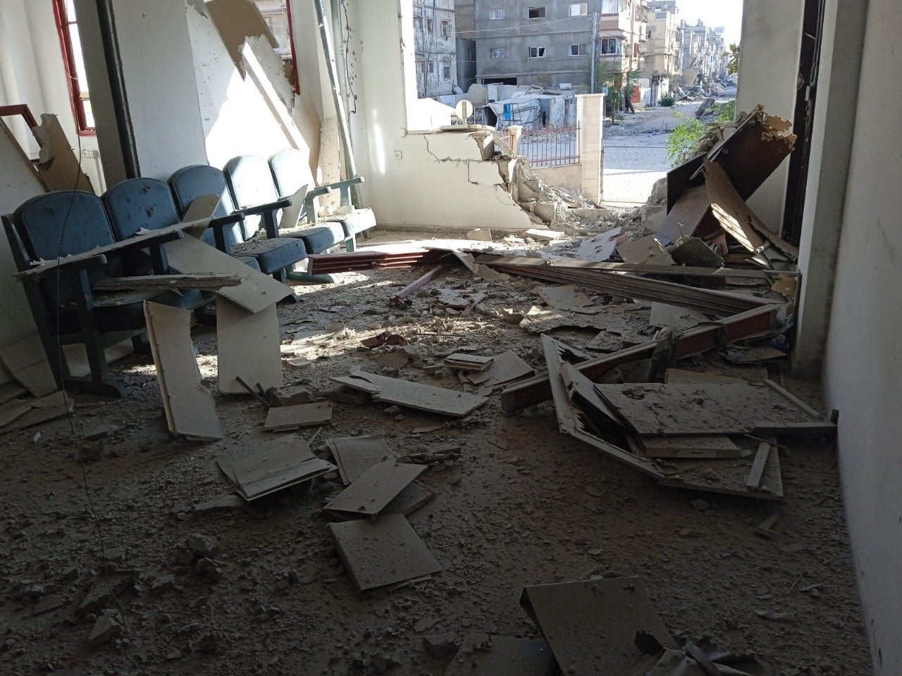 The PRCS claimed its HQ was hit in an Israeli airstrike