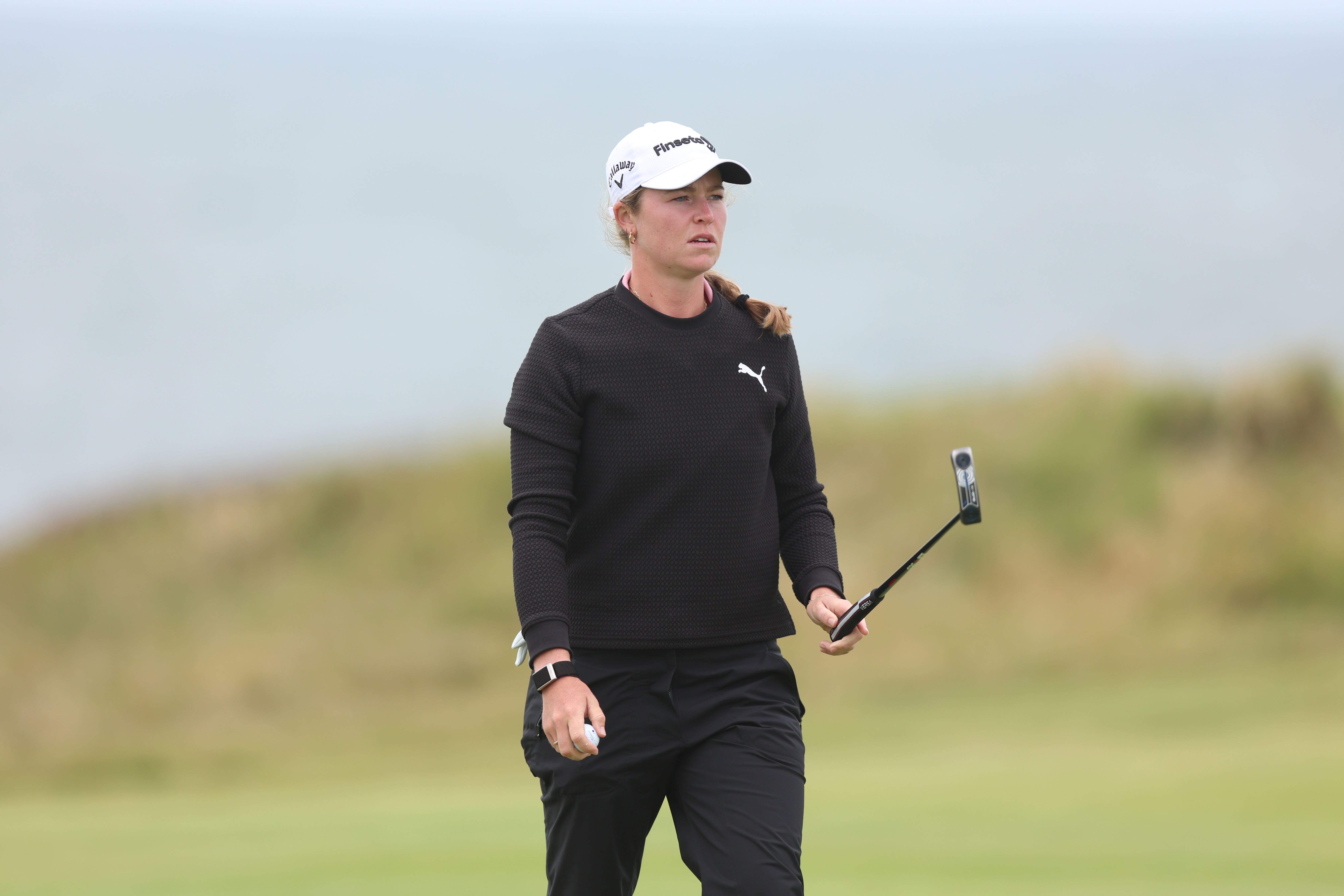 Mimi Rhodes landed a hole-in-one at the AIG Women’s Open (Nigel French/PA)