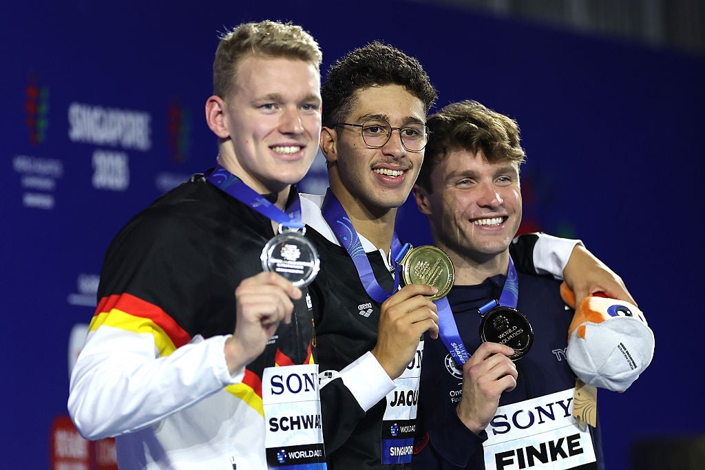 20-year-old Jaouadi completed the 800m and 1,500m double