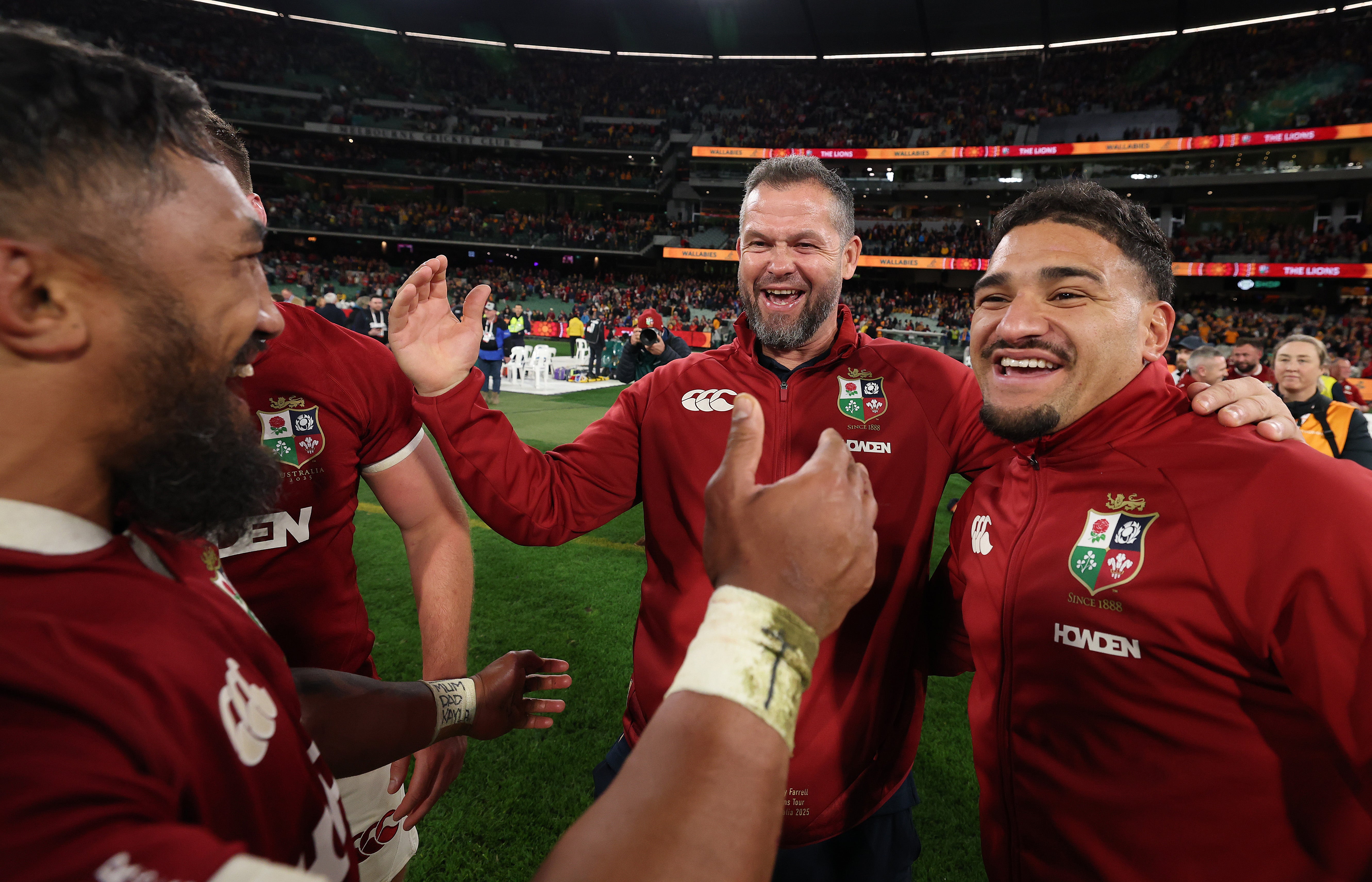 Andy Farrell has led the Lions to series victory in Australia