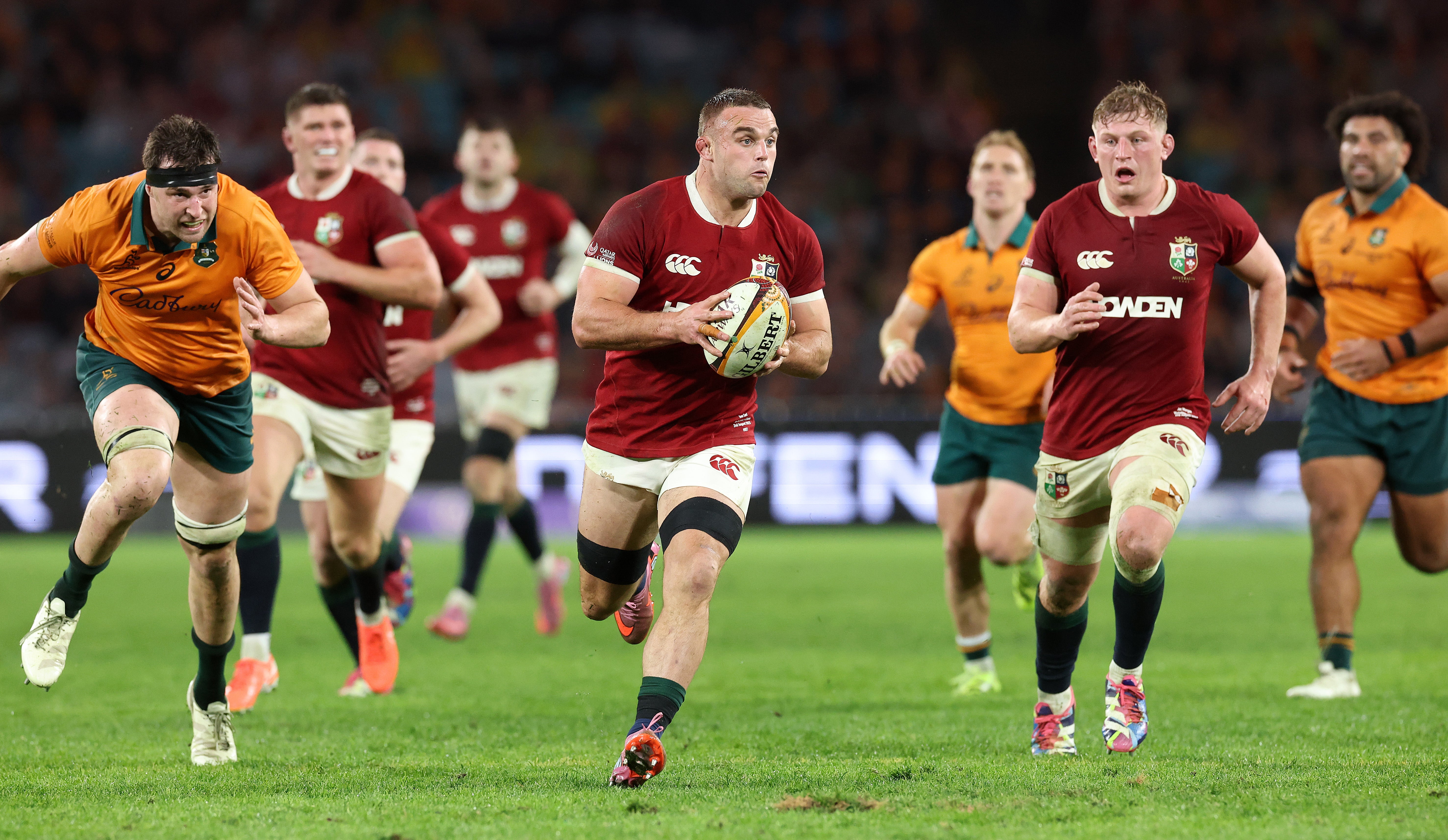 Ben Earl featured off the bench in two of the three Tests