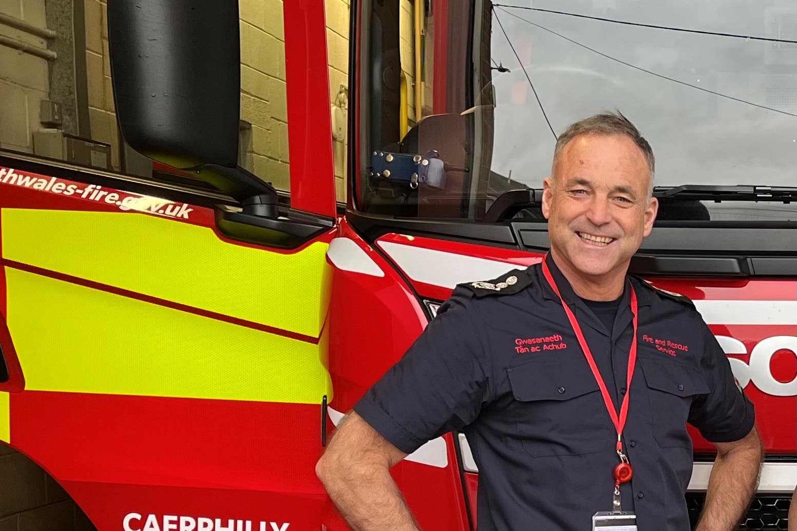 Air Vice-Marshal Fin Monahan, chief fire officer at South Wales Fire and Rescue Service, said the new technique had extended his life (handout/PA)
