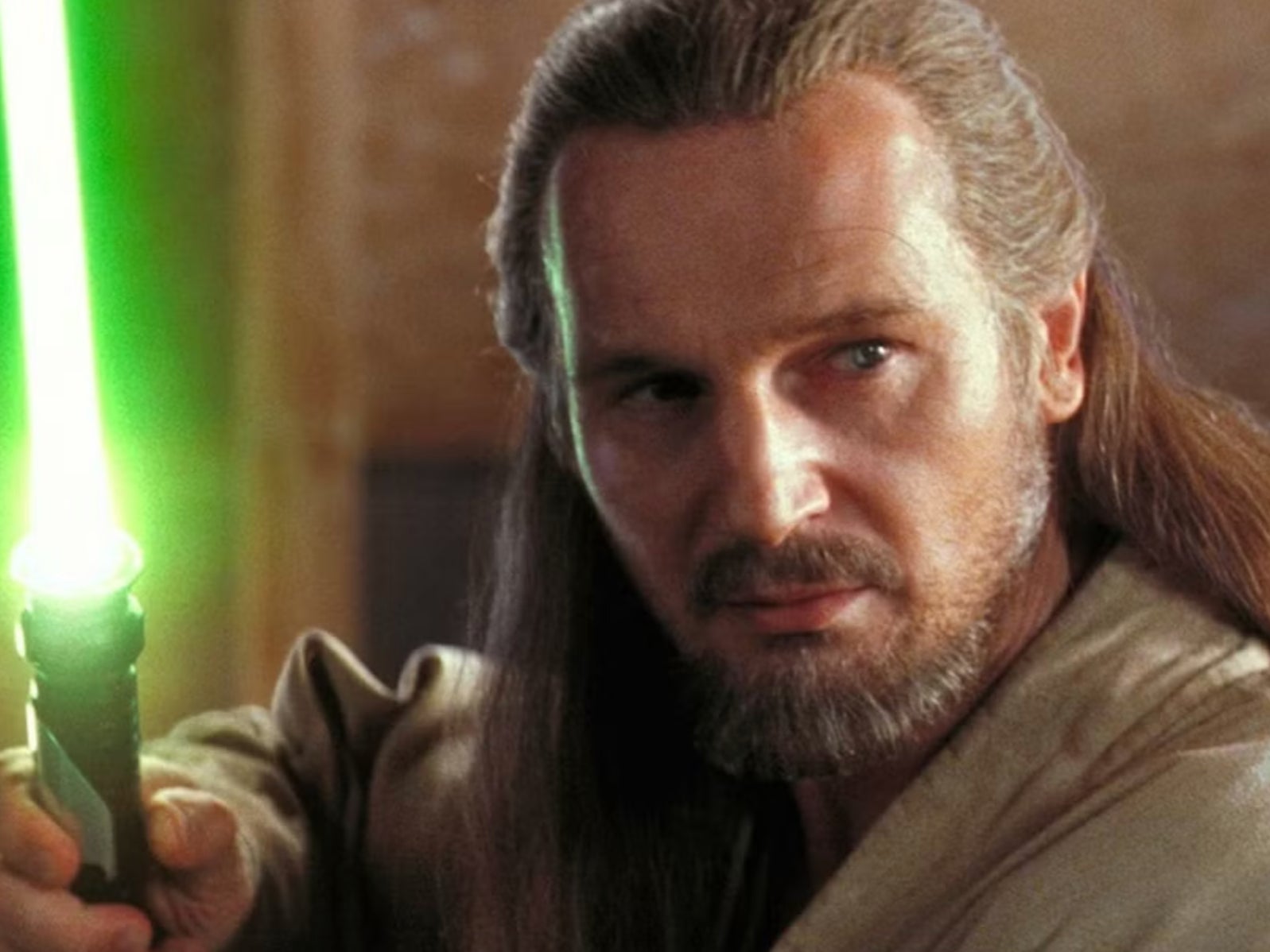 Liam Neeson in ‘Star Wars; film ‘The Phantom Menace’
