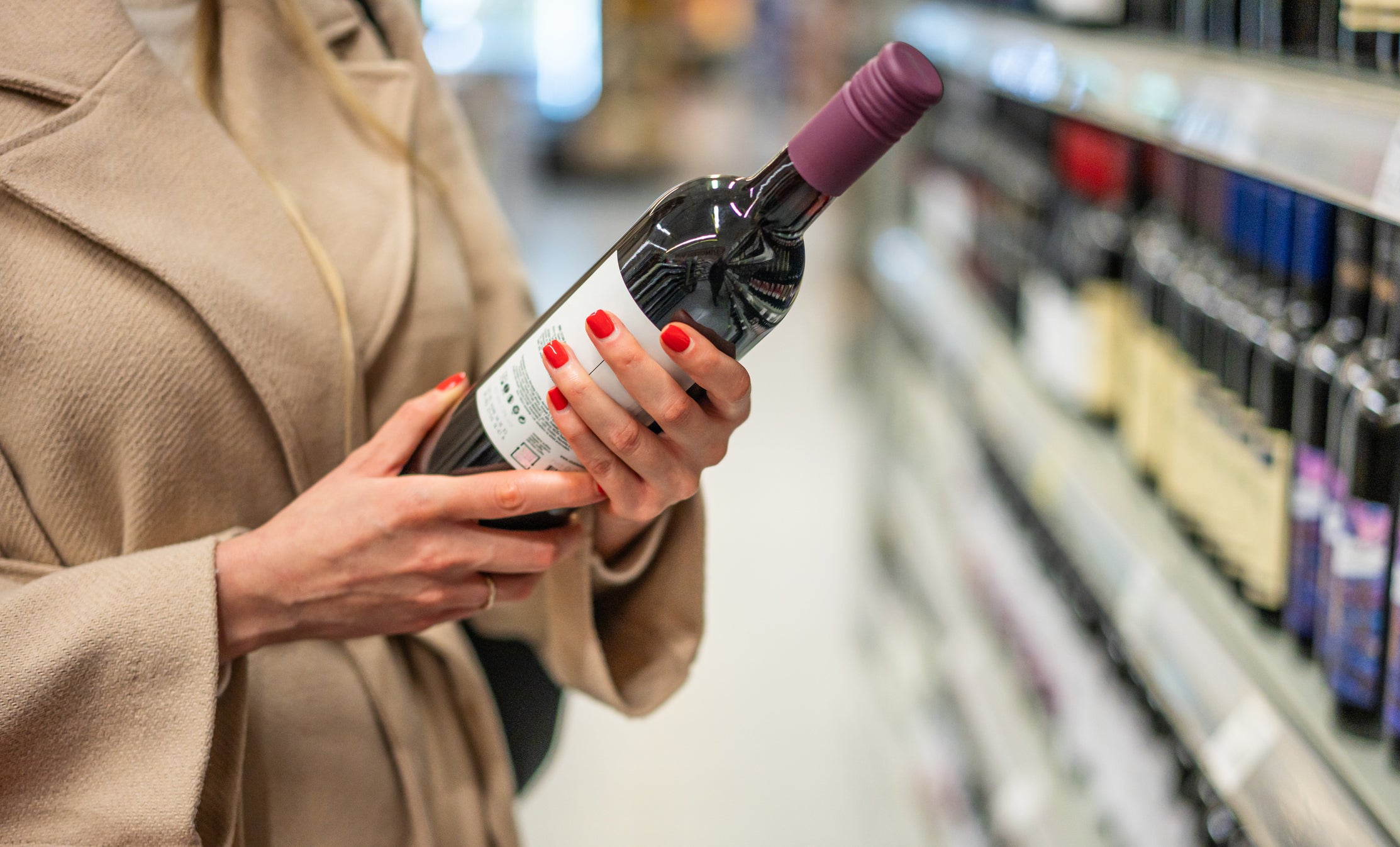 The supermarket wine aisle: part treasure hunt, part personality test