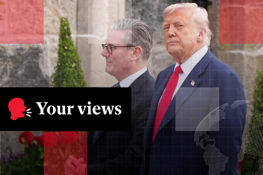 Sir Keir Starmer and Donald Trump discussed the war in the Middle East at their meeting in Scotland (Jane Barlow/PA)