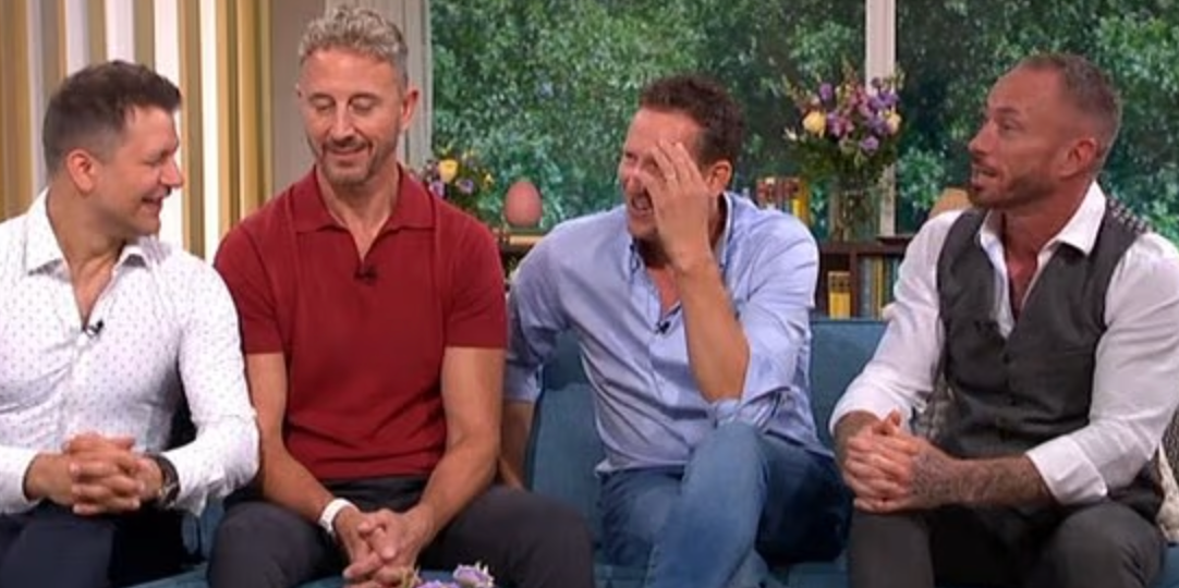 Former ‘Strictly’ pros Pasha Kovalev, Ian Waite, Brendan Cole and James Jordan on ‘This Morning’