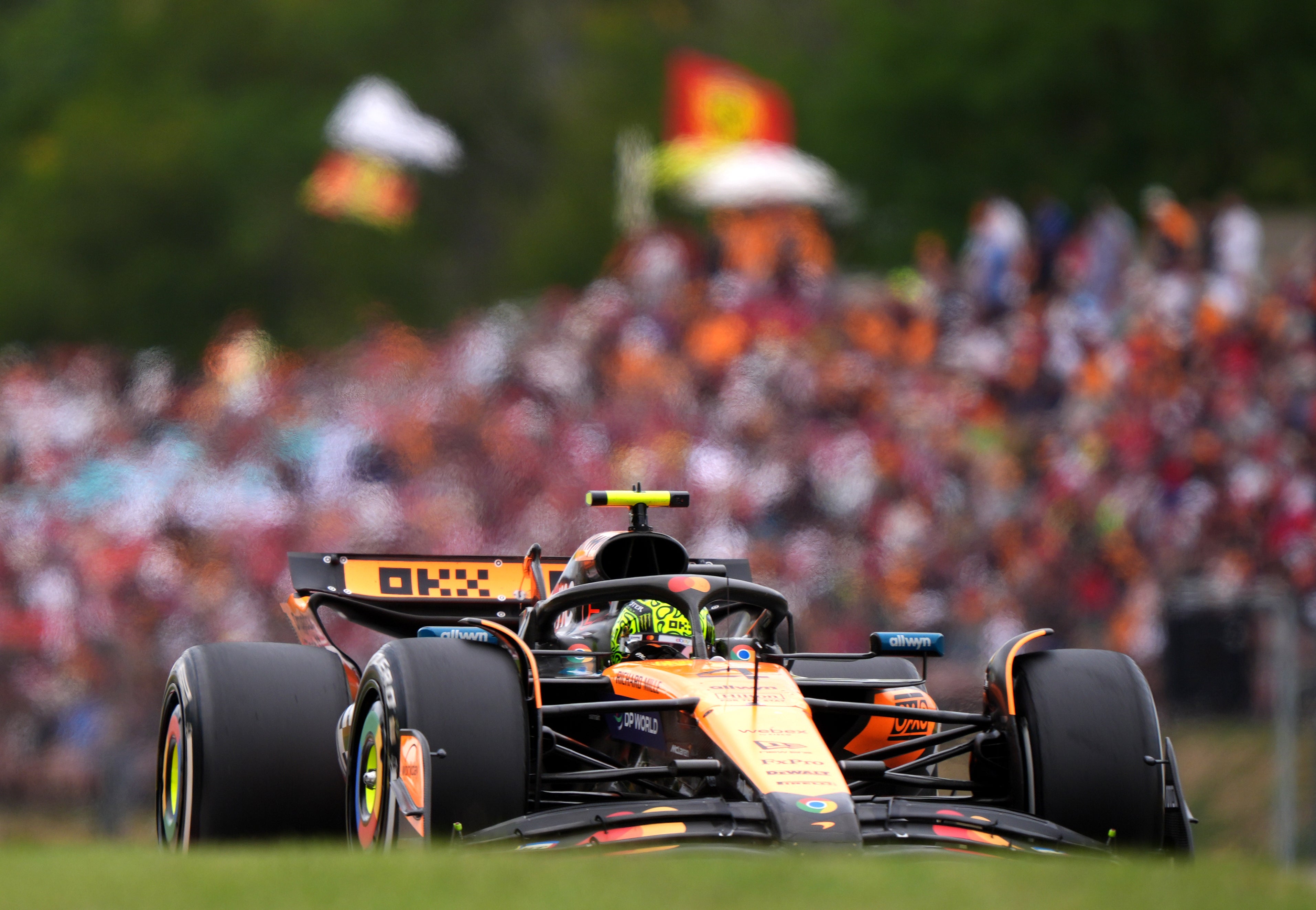 Lando Norris won in Hungary and is now nine points behind Oscar Piastri (Bradley Collyer/PA)