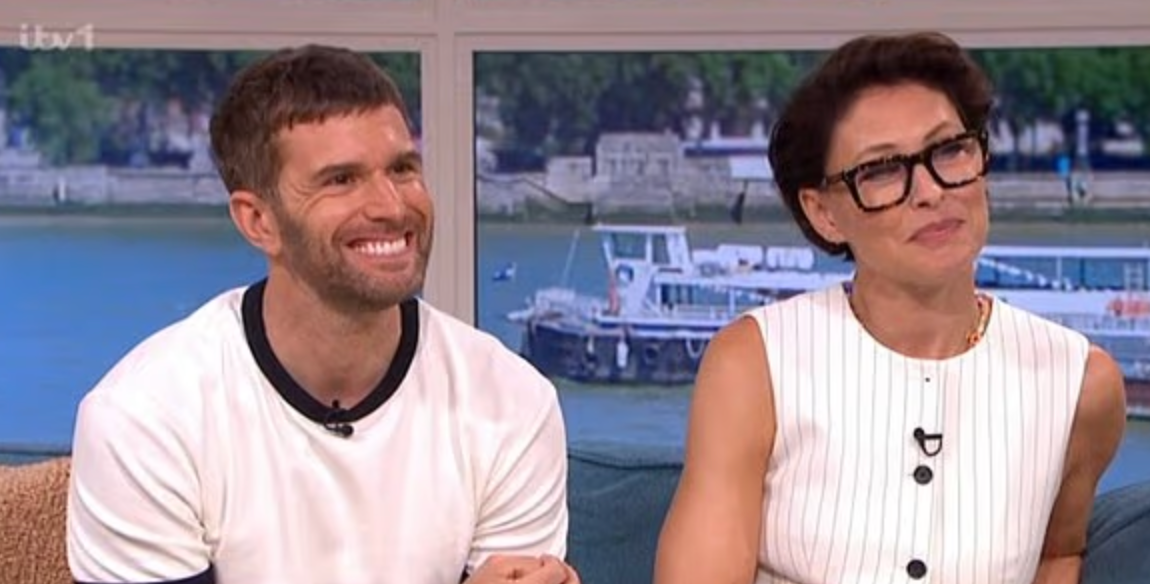 Joel Dommett and Emma Willis on ‘This Morning’