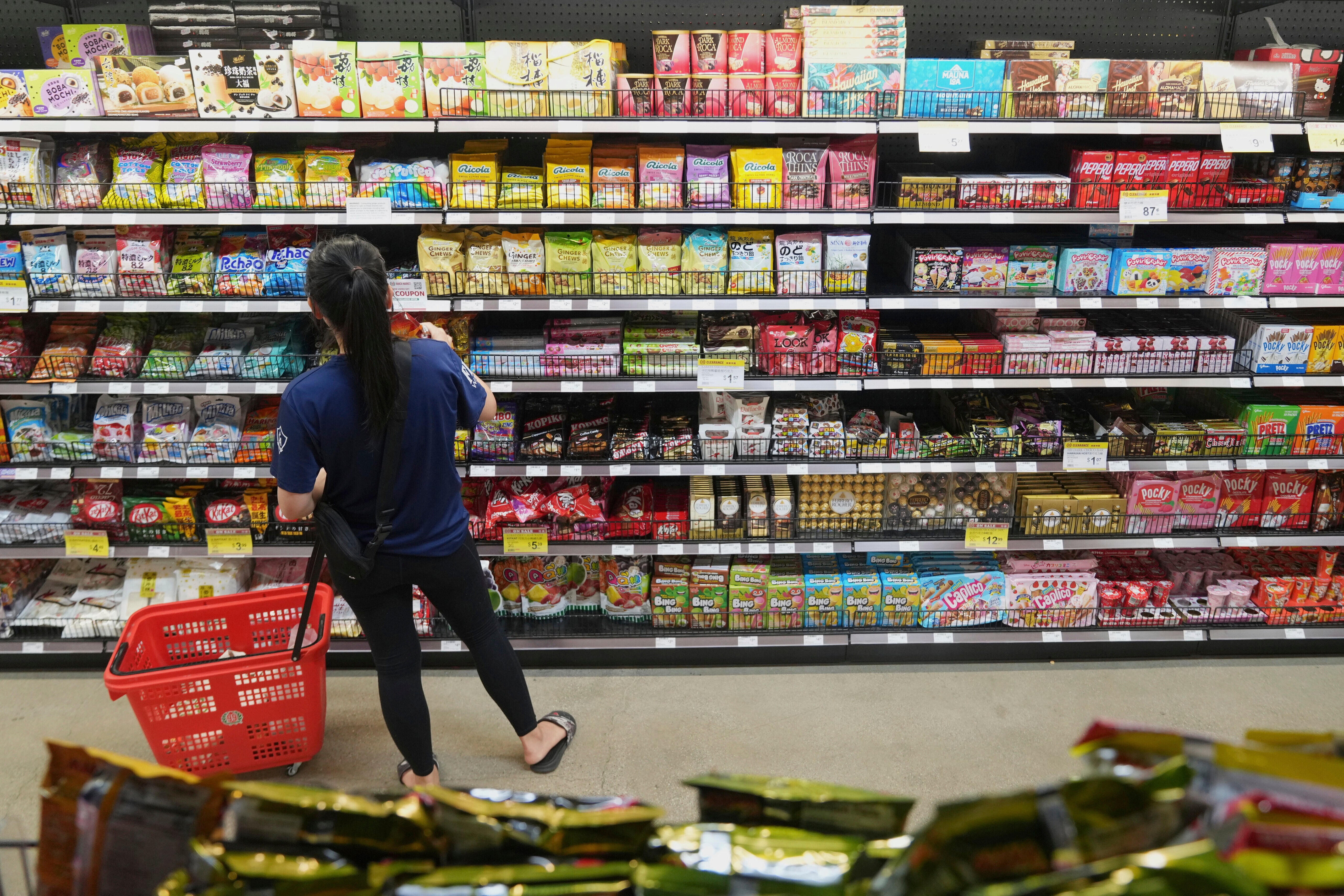 The vast majority of US adults are stressed about grocery costs, an AP-NORC poll finds