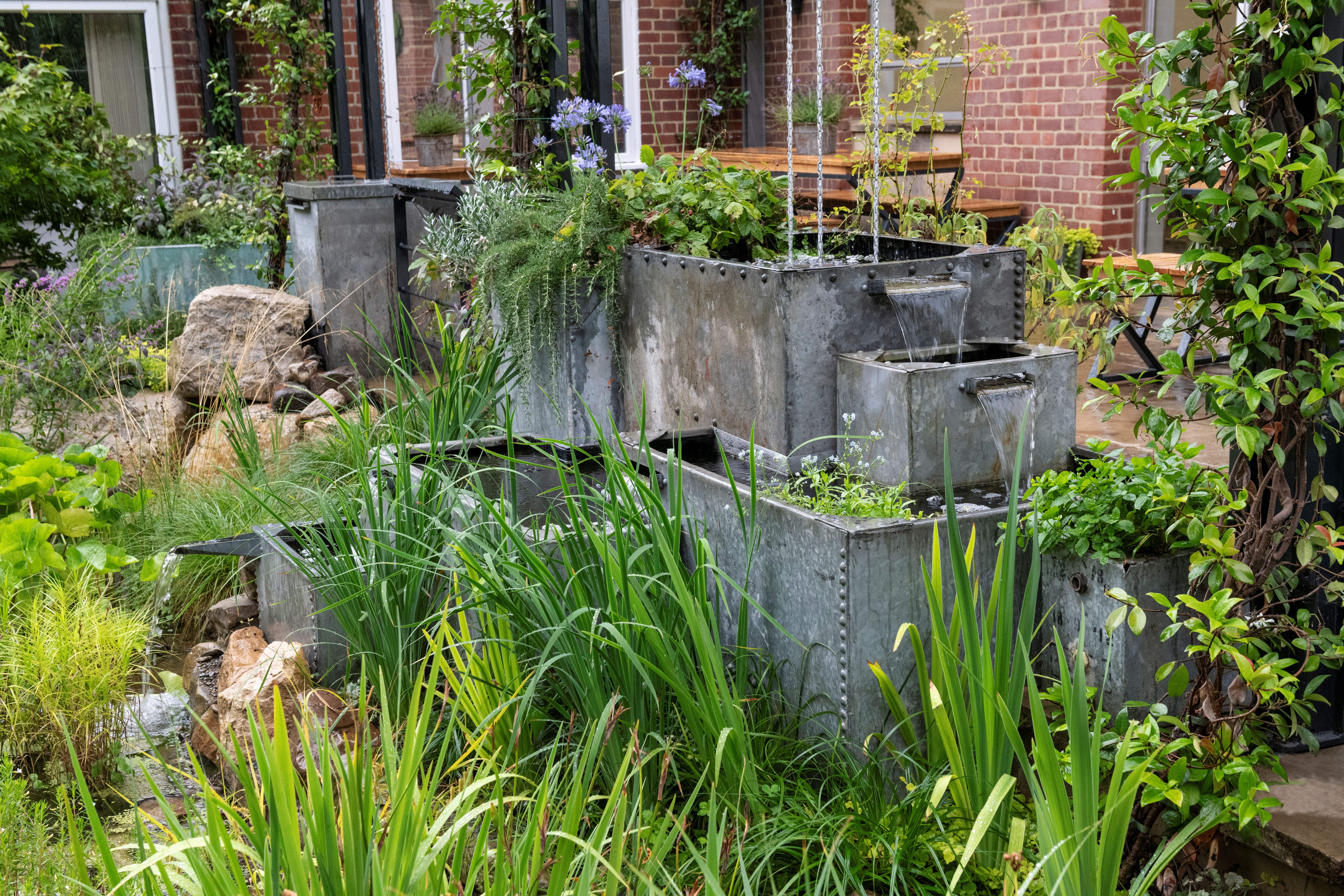 The Flood Resilient Garden at Howbery Park (Flood Re/AP)