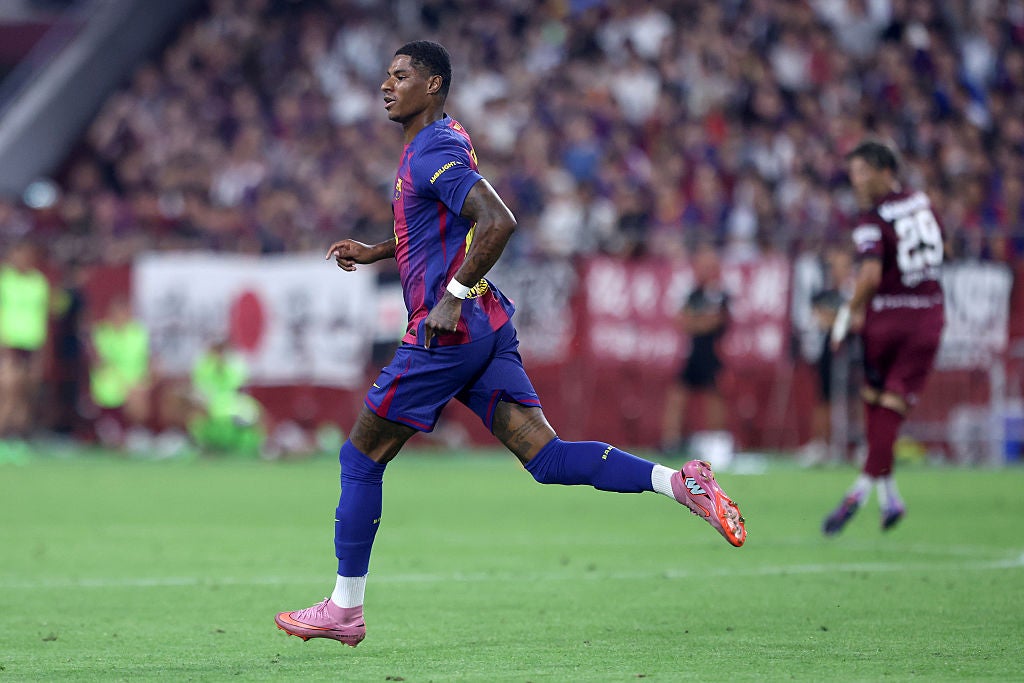 Rashford made his Barcelona debut at the end of July in a friendly against Vissel Kobe