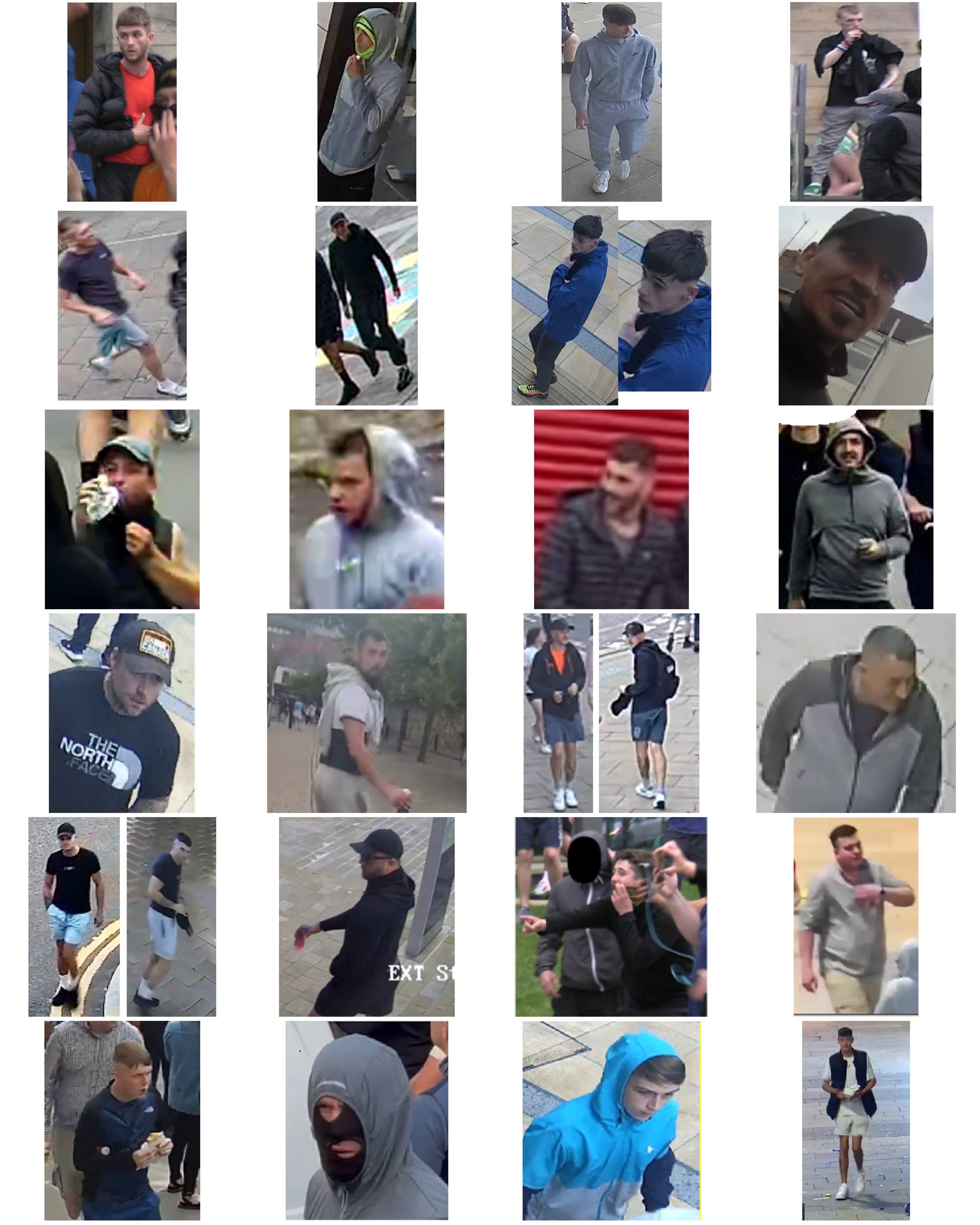 24 unidentified suspects involved in the disorder in Southport in 2024, that the police are appealing for help with identifying
