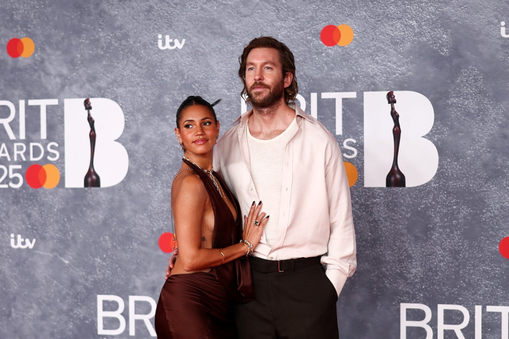 Vick Hope (left) and Calvin Harris have been married since September 2023