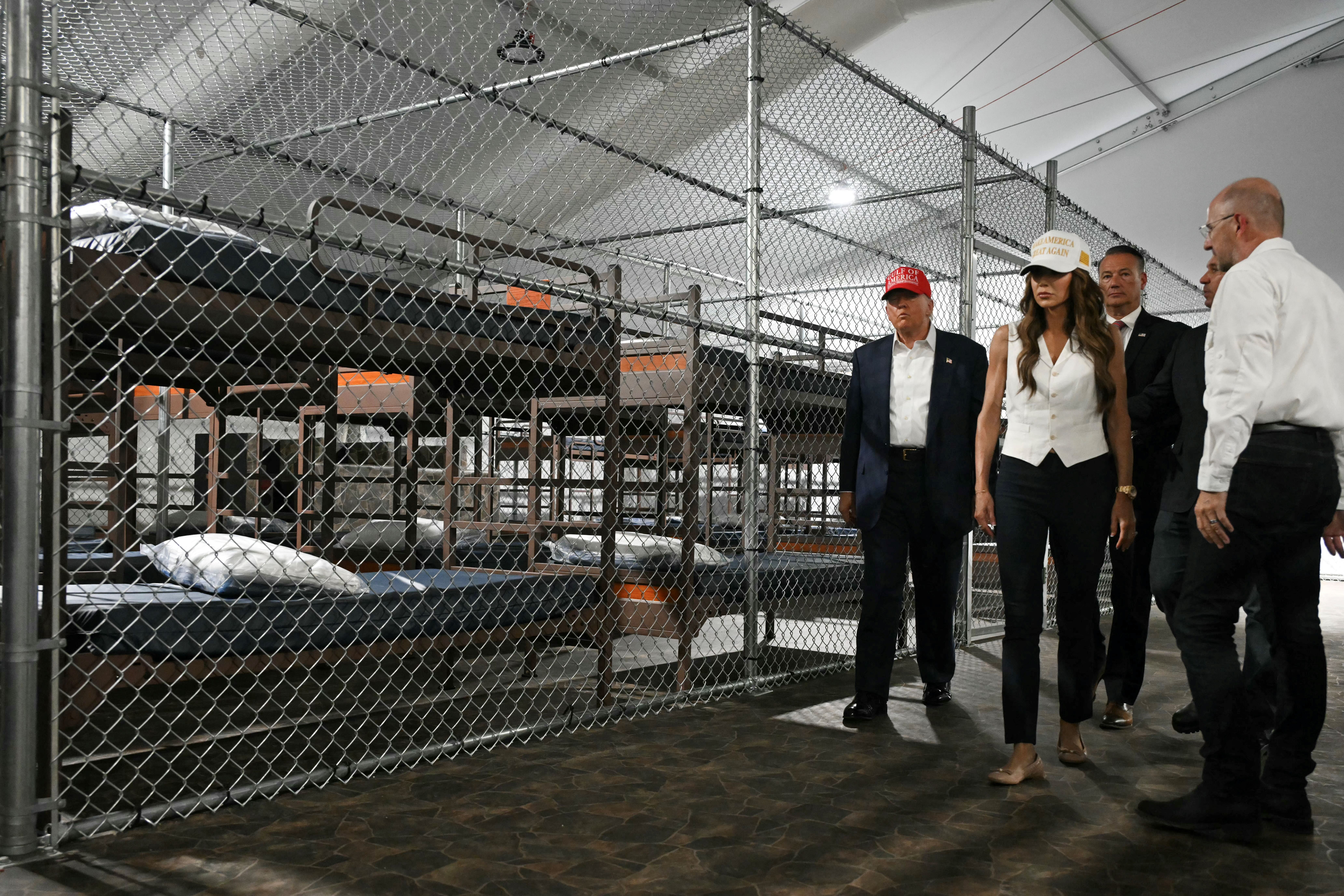 Trump and Noem have promised to crack down on immigration, conducting raids in some of the largest cities and opening new ICE detention facilities such as Alligator Alcatraz