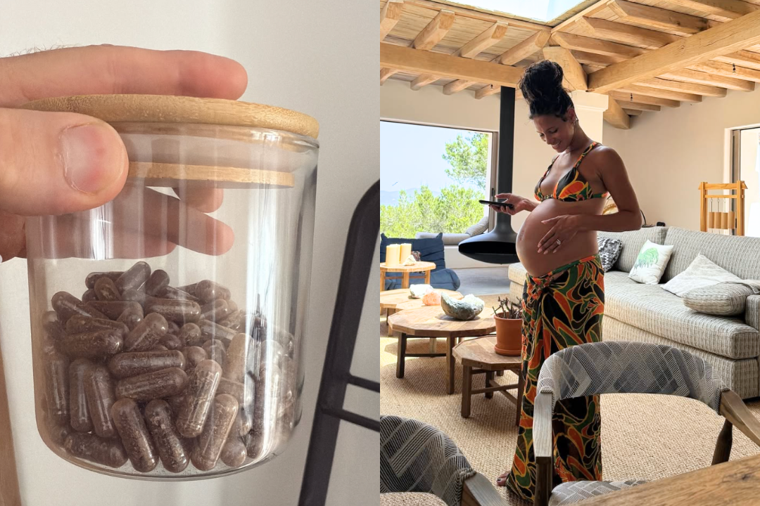 Calvin Harris and Vick Hope appear to share ‘placenta capsules’ photo – here’s what the experts say