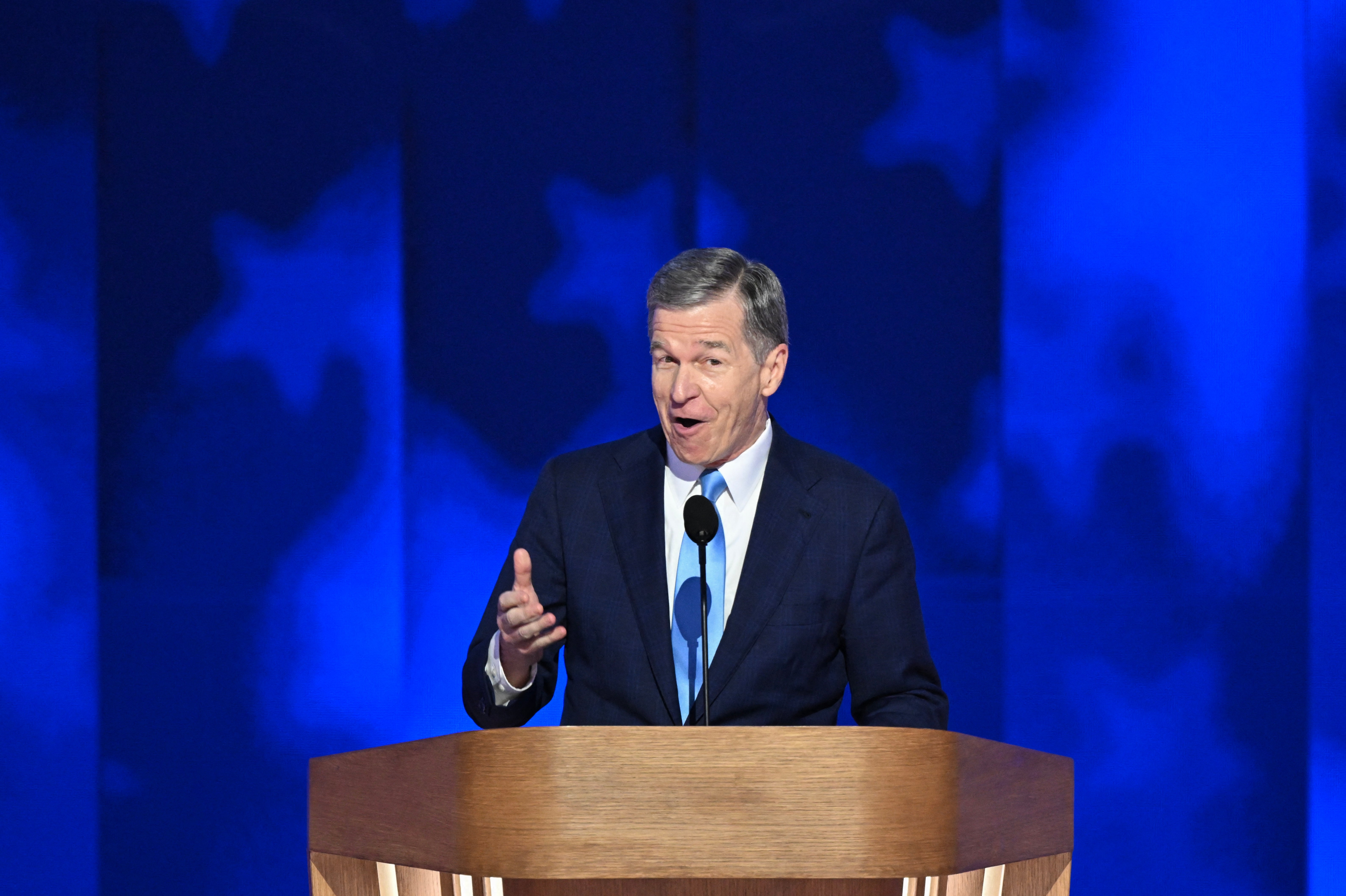 North Carolina Governor Roy Cooper announced he would run for the state’s open seat last week. (Photo by MANDEL NGAN/AFP via Getty Images)