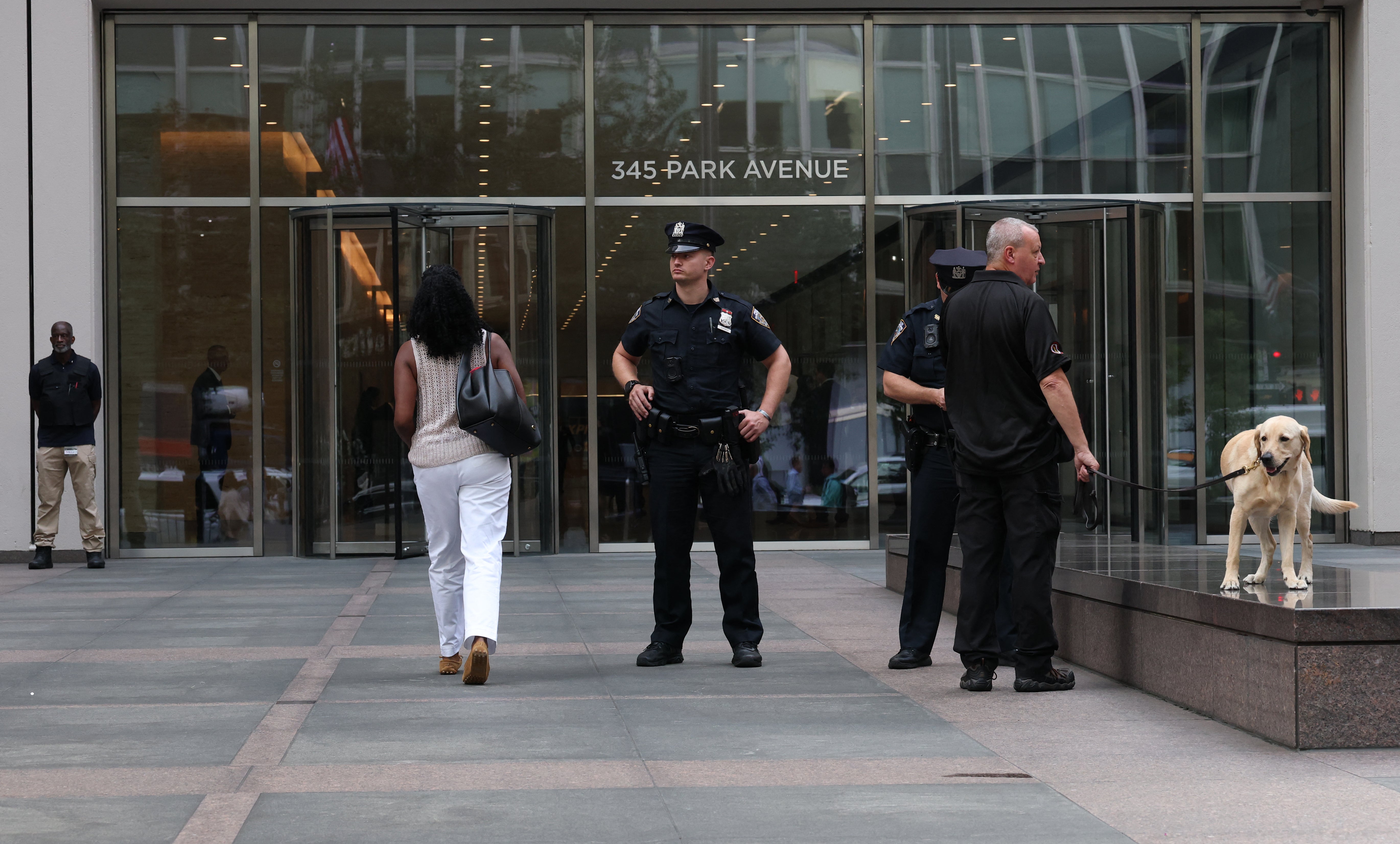 Staff slowly return to 345 Park Avenue one week after New York’s Midtown mass shooting