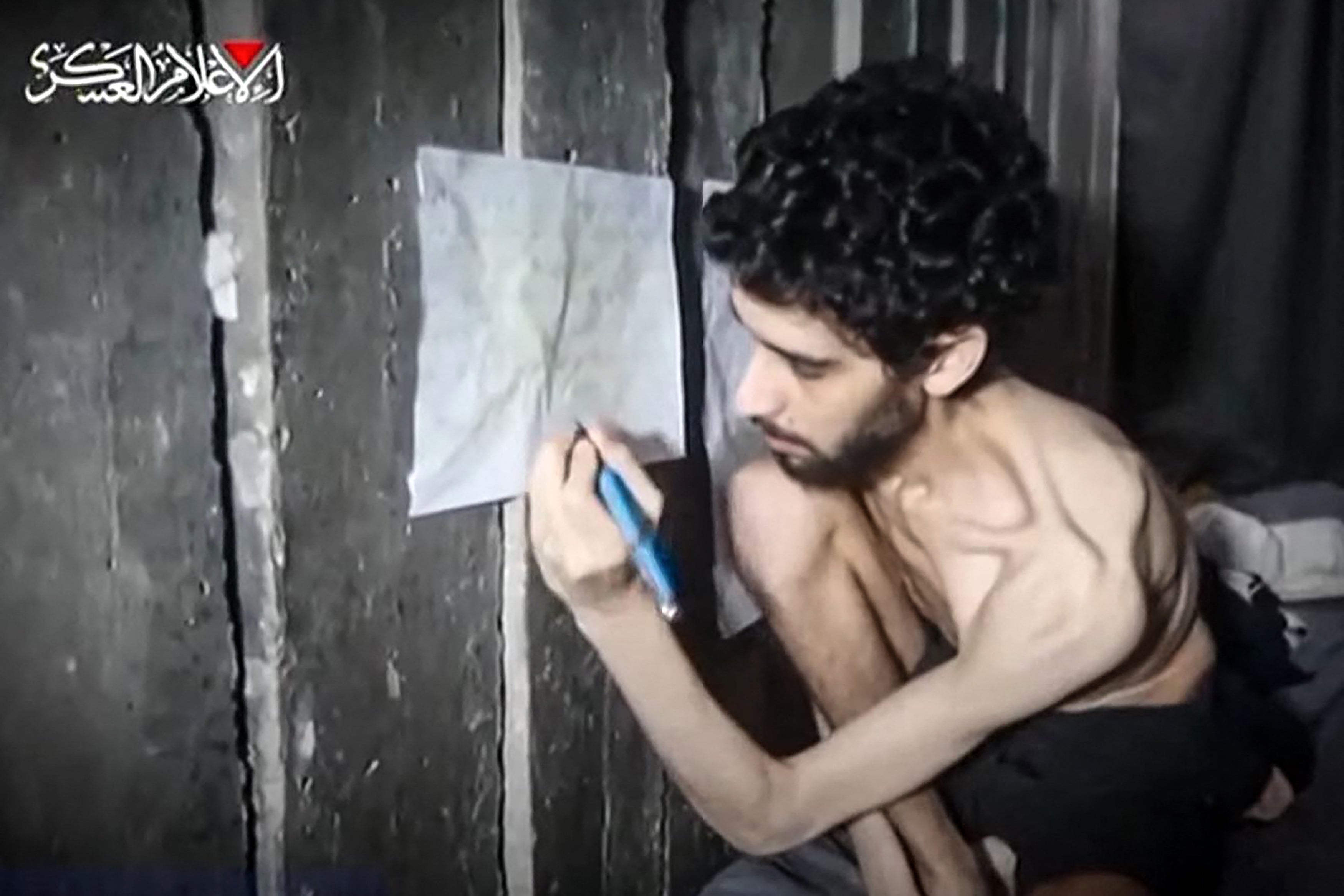 Hamas published a video of Evyatar David looking extremely weak and malnourished