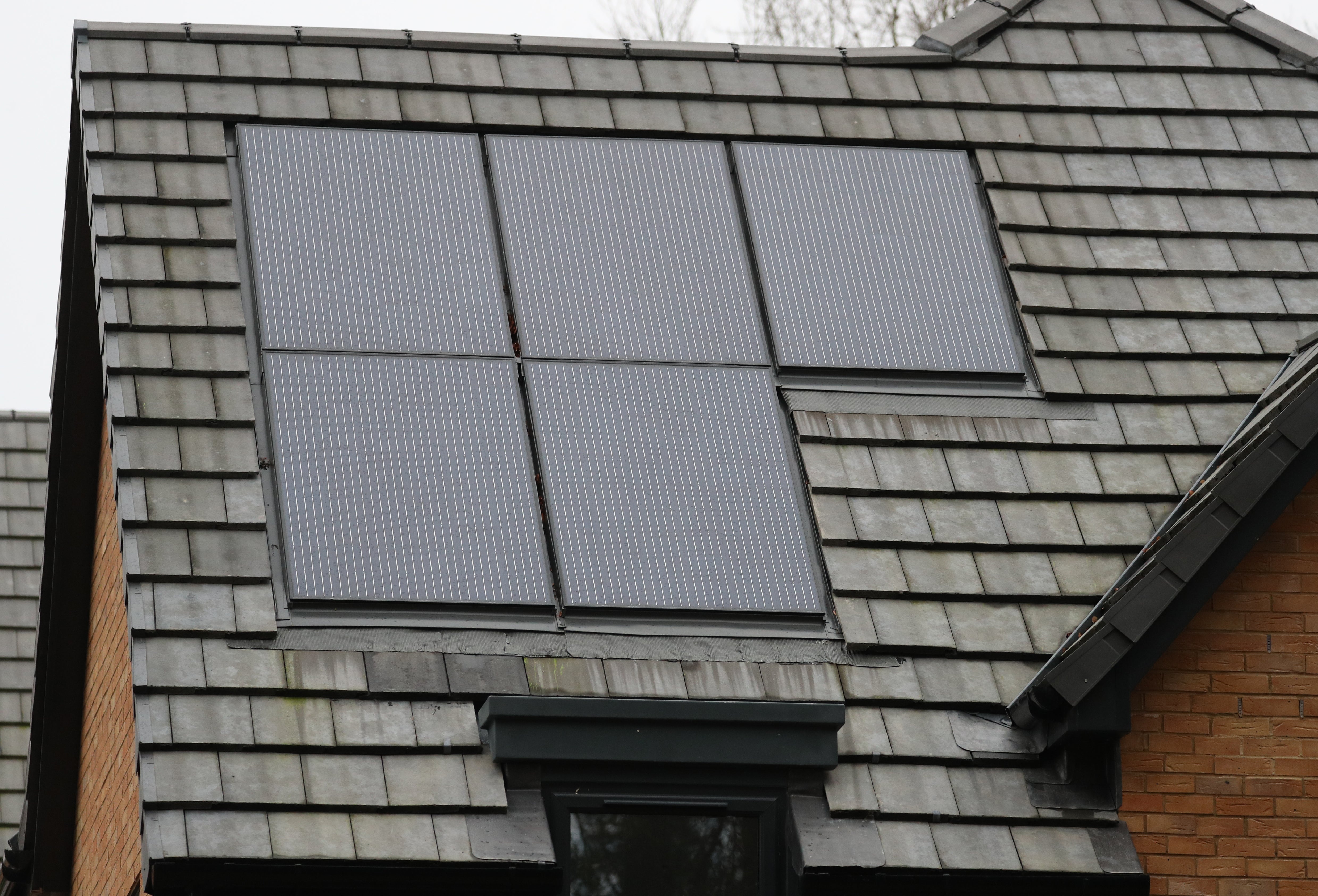Solar panels can save households money (Andrew Matthews/PA)