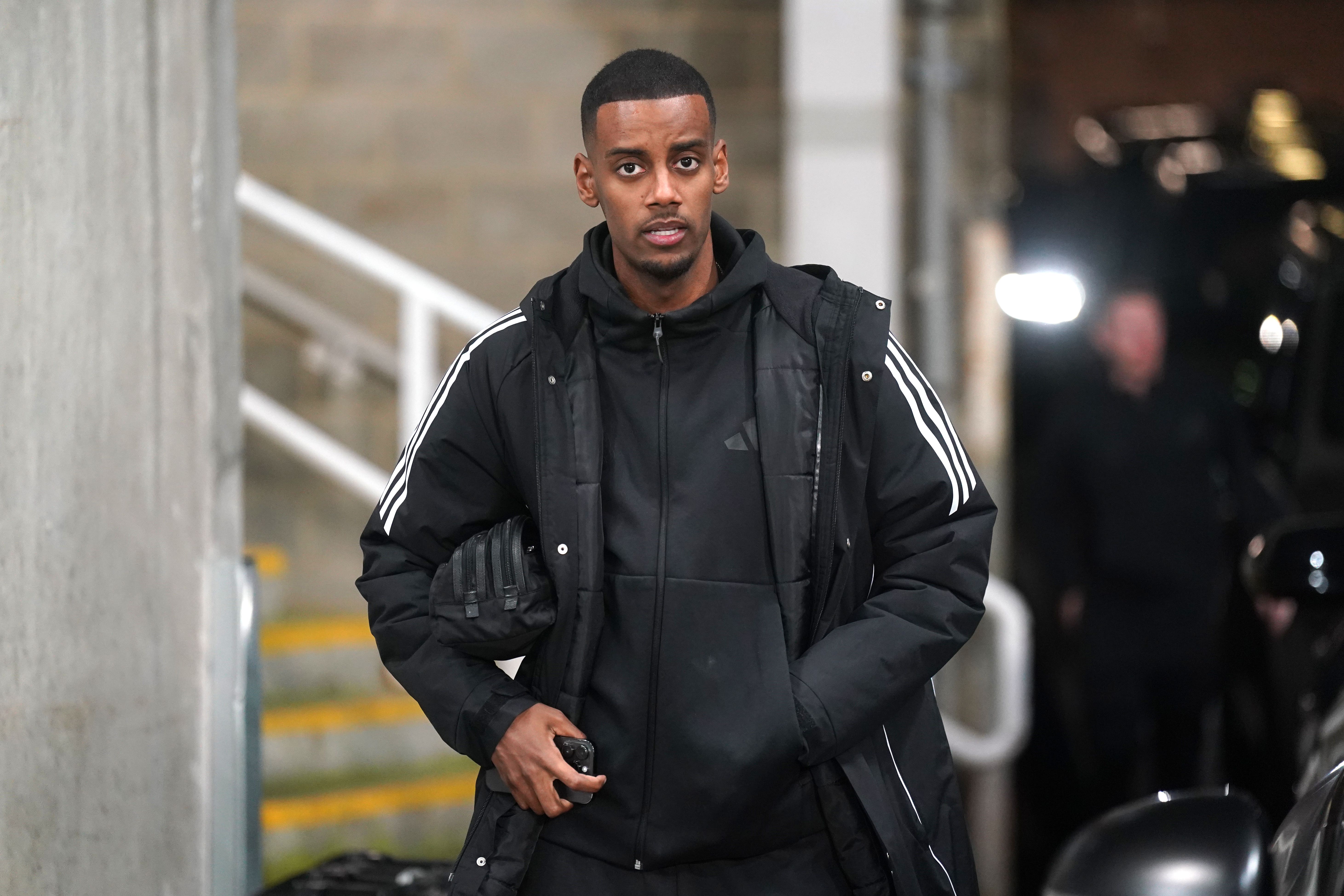 Alexander Isak is back in Newcastle amid speculation over his future (Owen Humphreys/PA)
