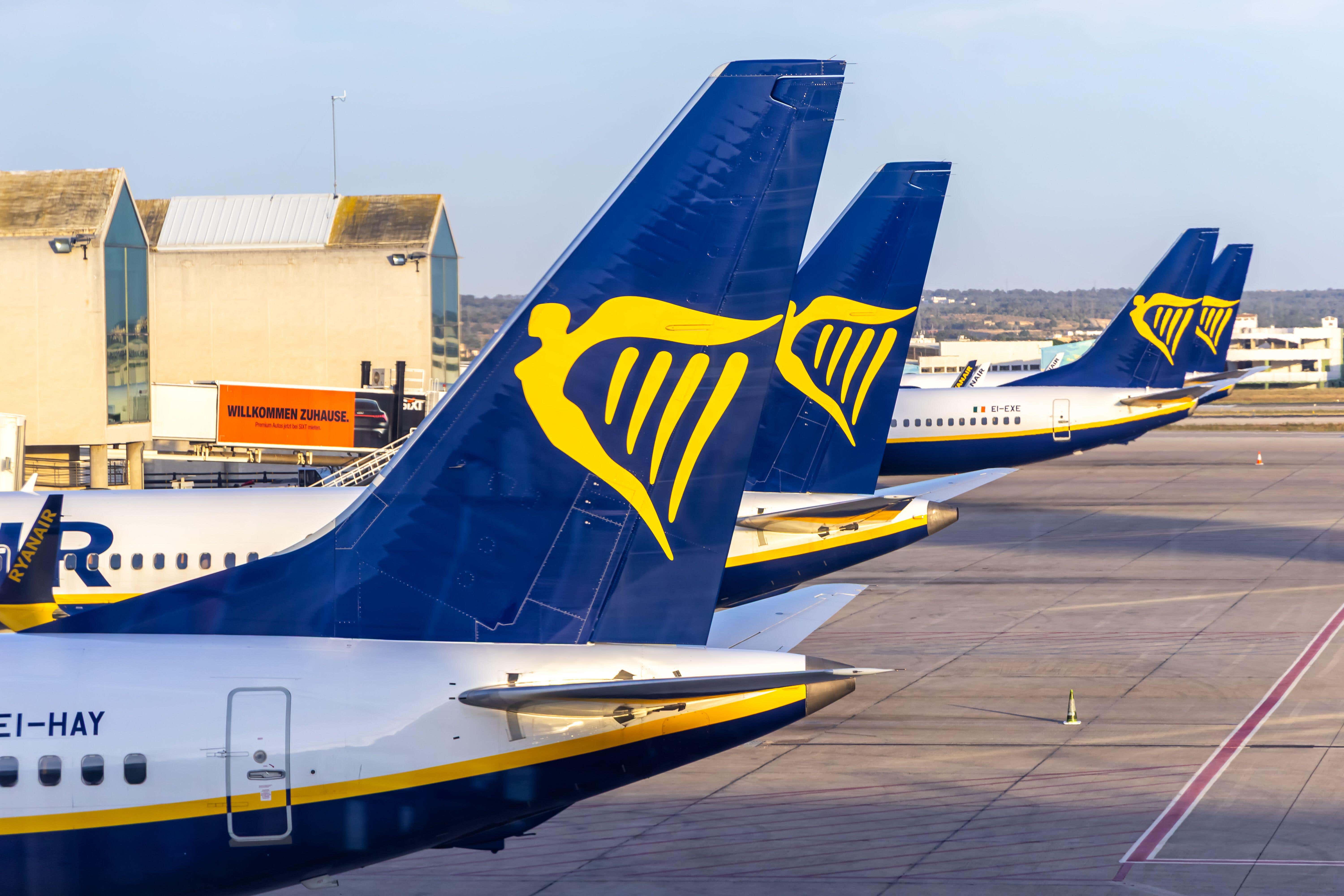Airline Ryanair said it carried a record high number of passenger last month despite French air traffic control strikes (Alamy/PA)