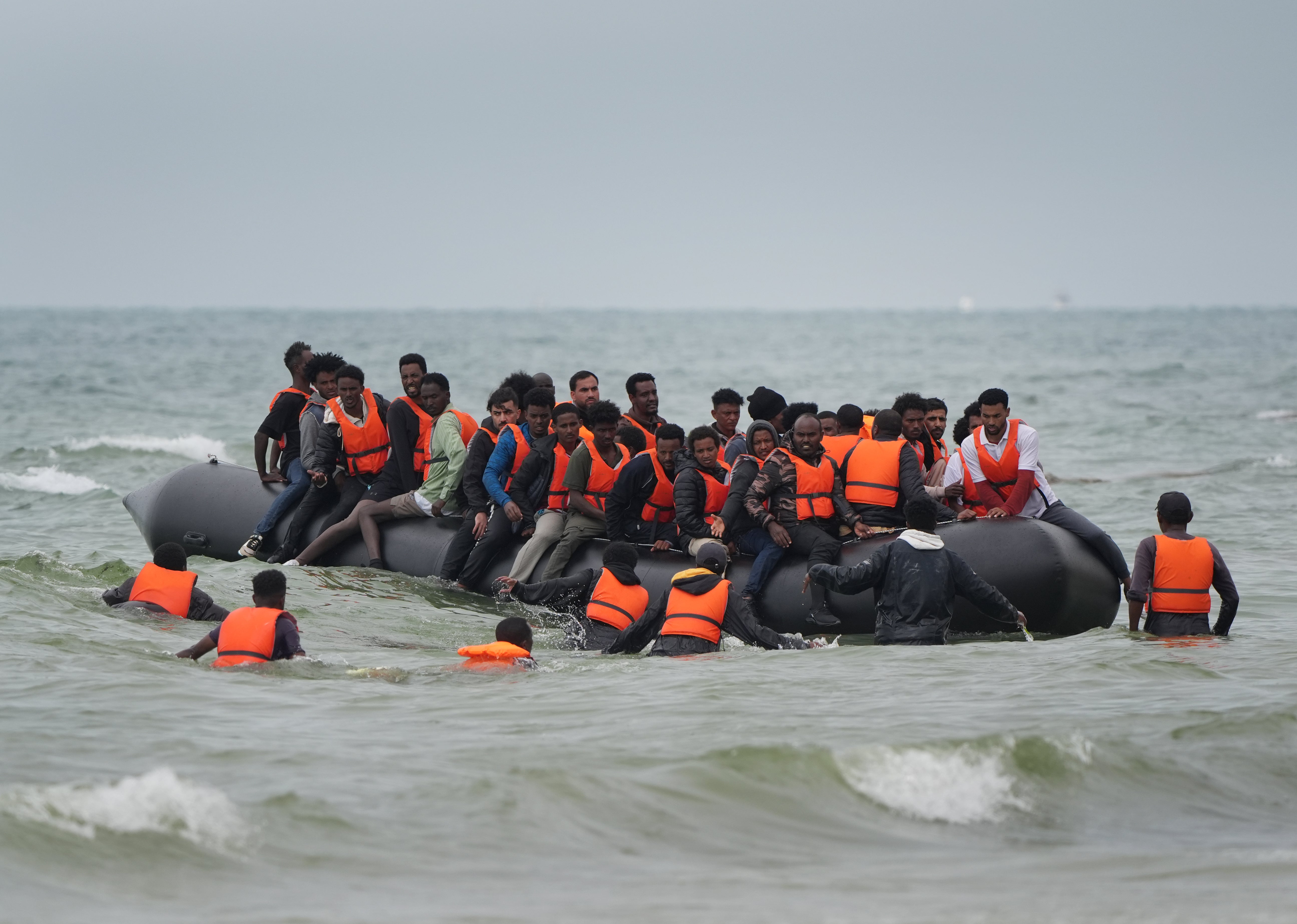 A record number of asylum seekers are set to cross the Channel this year