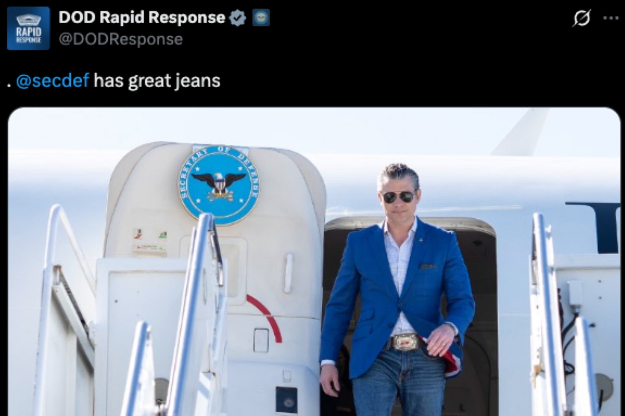 The Department of Defense tapped into the MAGA movement’s obsession with the American Eagle advertising campaign featuring actress Sydney Sweeney