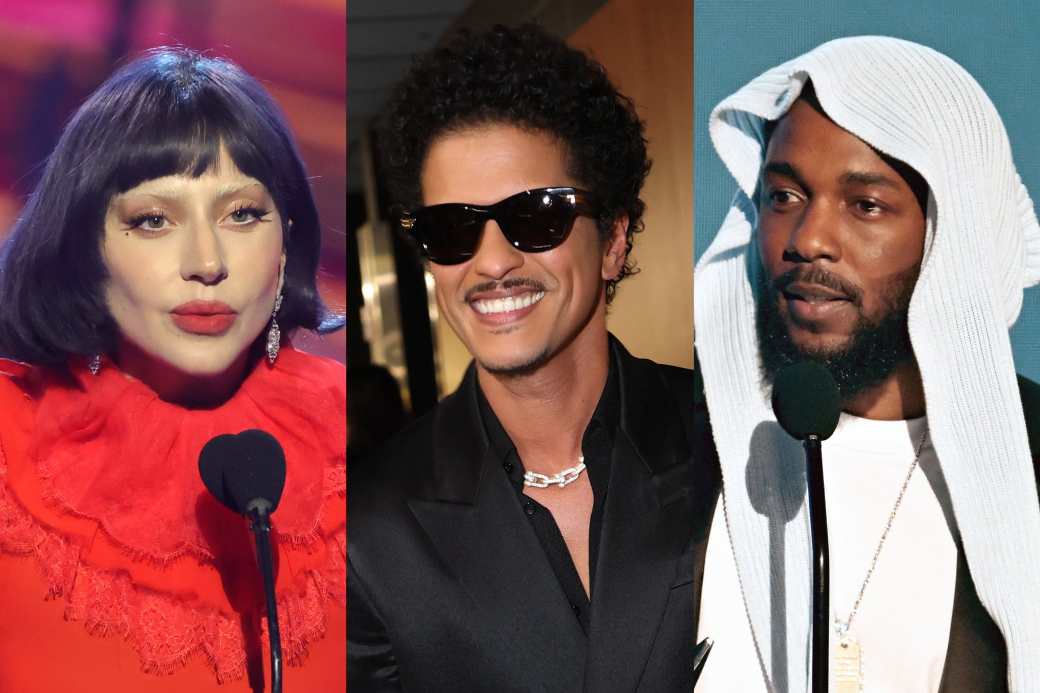 Lady Gaga, Bruno Mars and Kendrick Lamar lead the nominations for the 2025 MTV VMAs