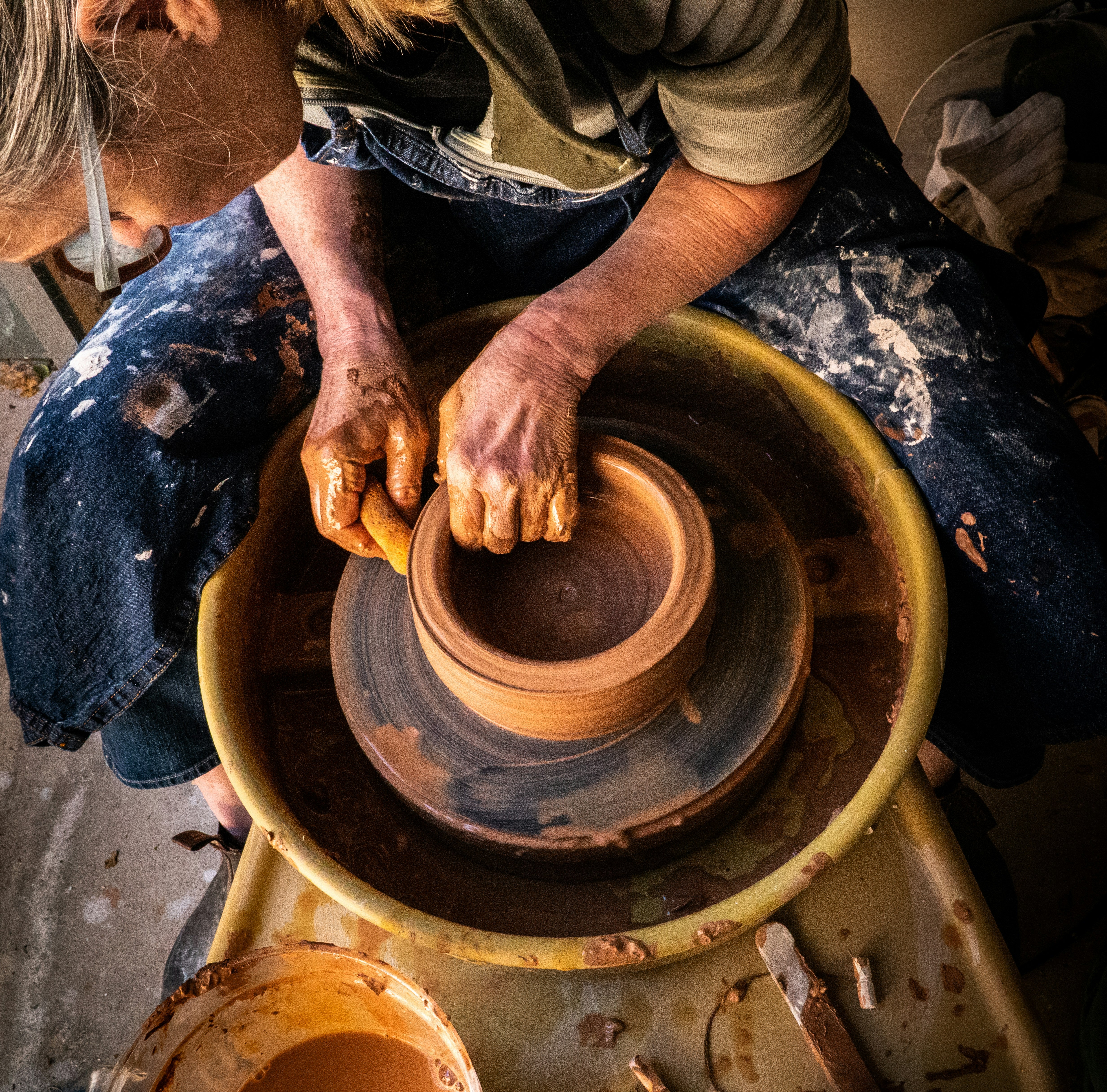 Enjoy and make pottery from the rich clay found mostly in the Scotland District