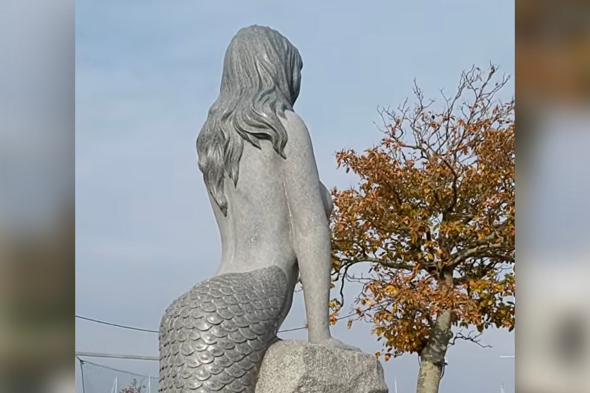 The Big Mermaid has sparked controversy in Copenhagen