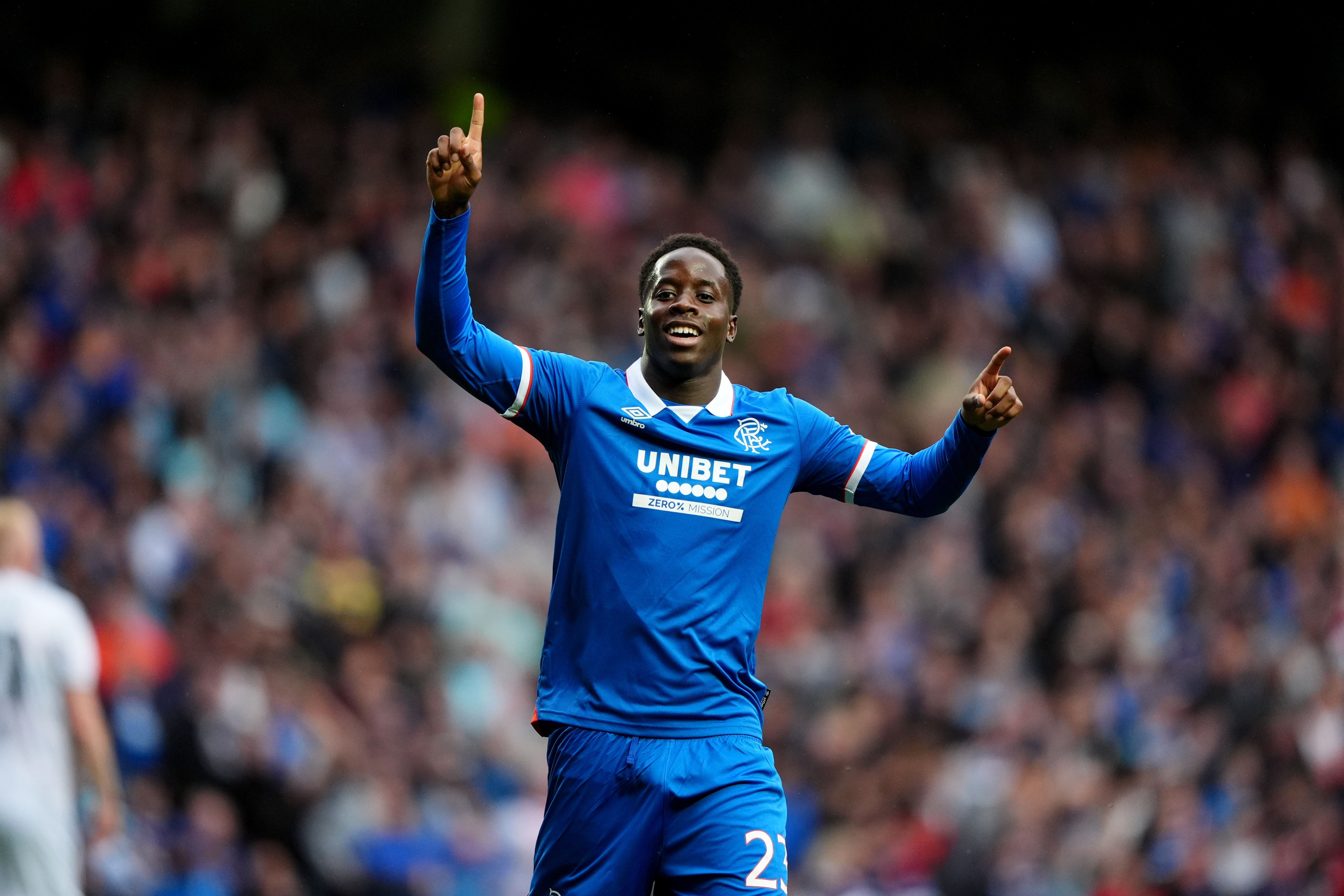 Djeidi Gassama starred again for Rangers in Europe (Andrew Milligan/PA)