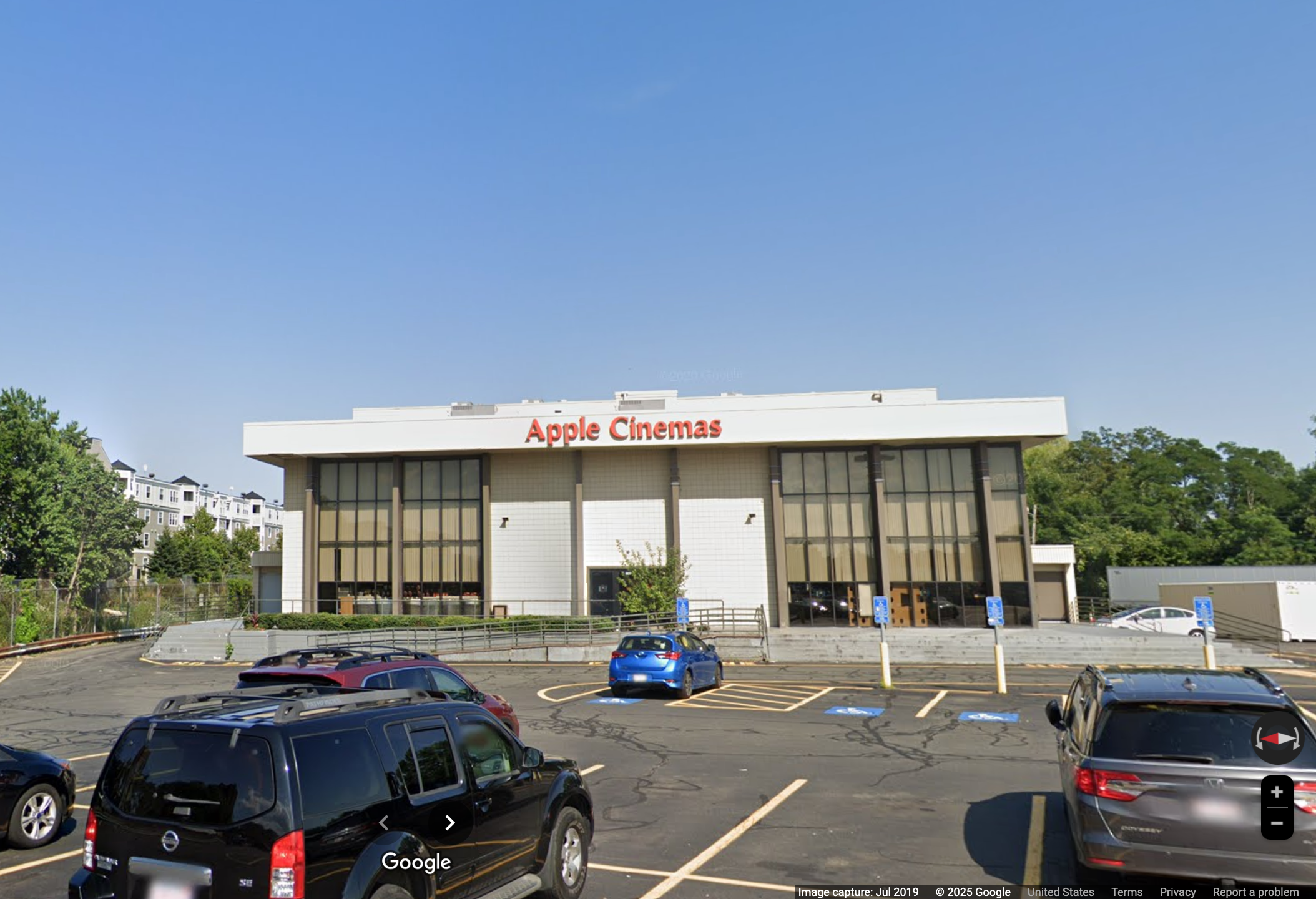 An Apple Cinemas location in Massachusetts. Apple is suing Apple Cinemas for allegedly infringing on its trademark