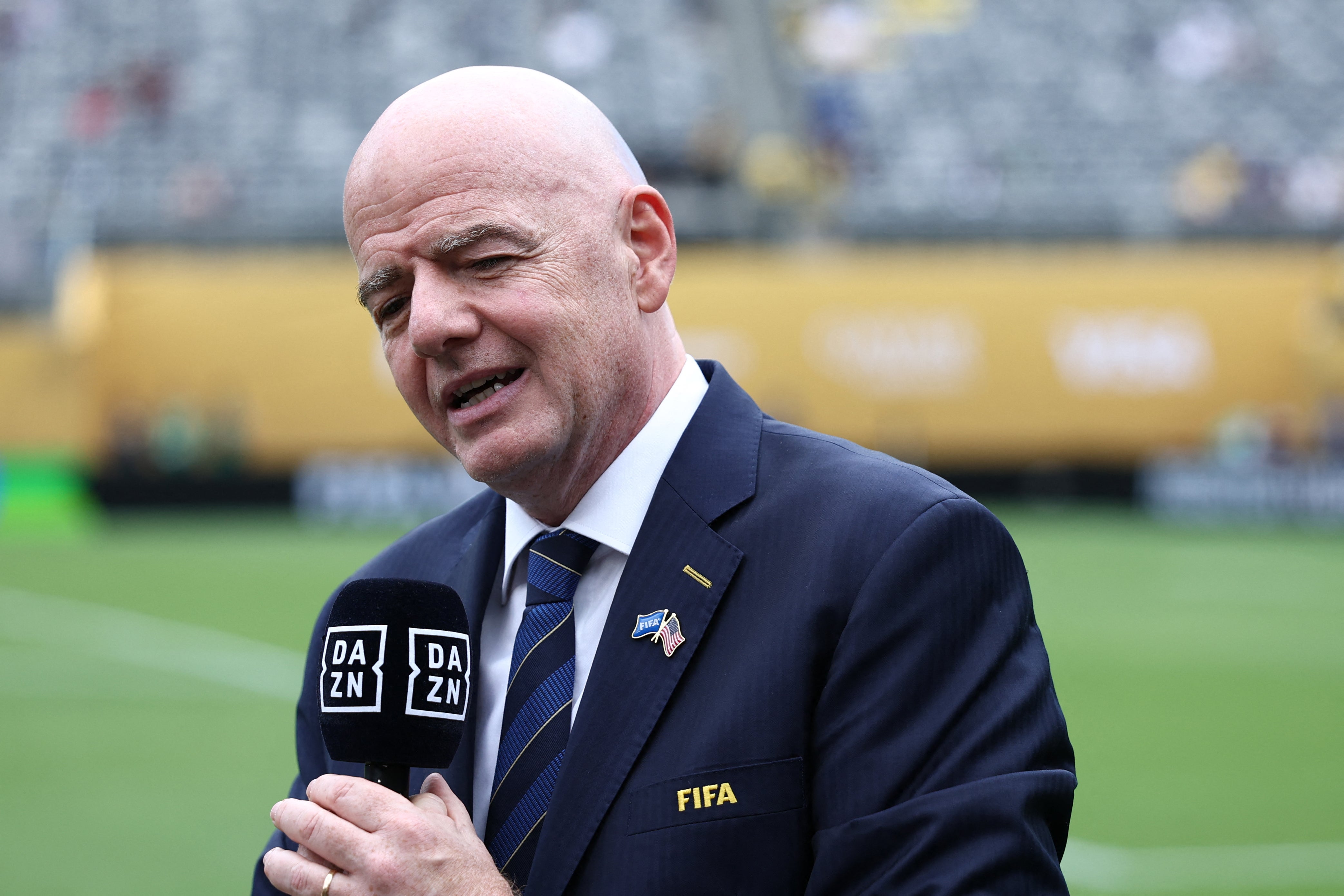 Gianni Infantino responds after female referee receives death threats