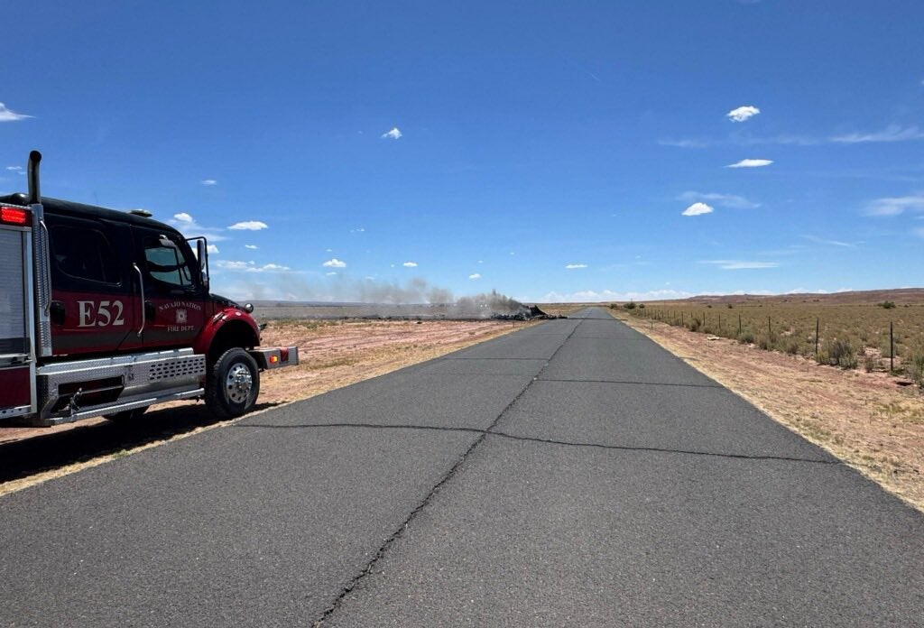 Four dead after medical transport plane crashes on Navajo Nation in northern Arizona