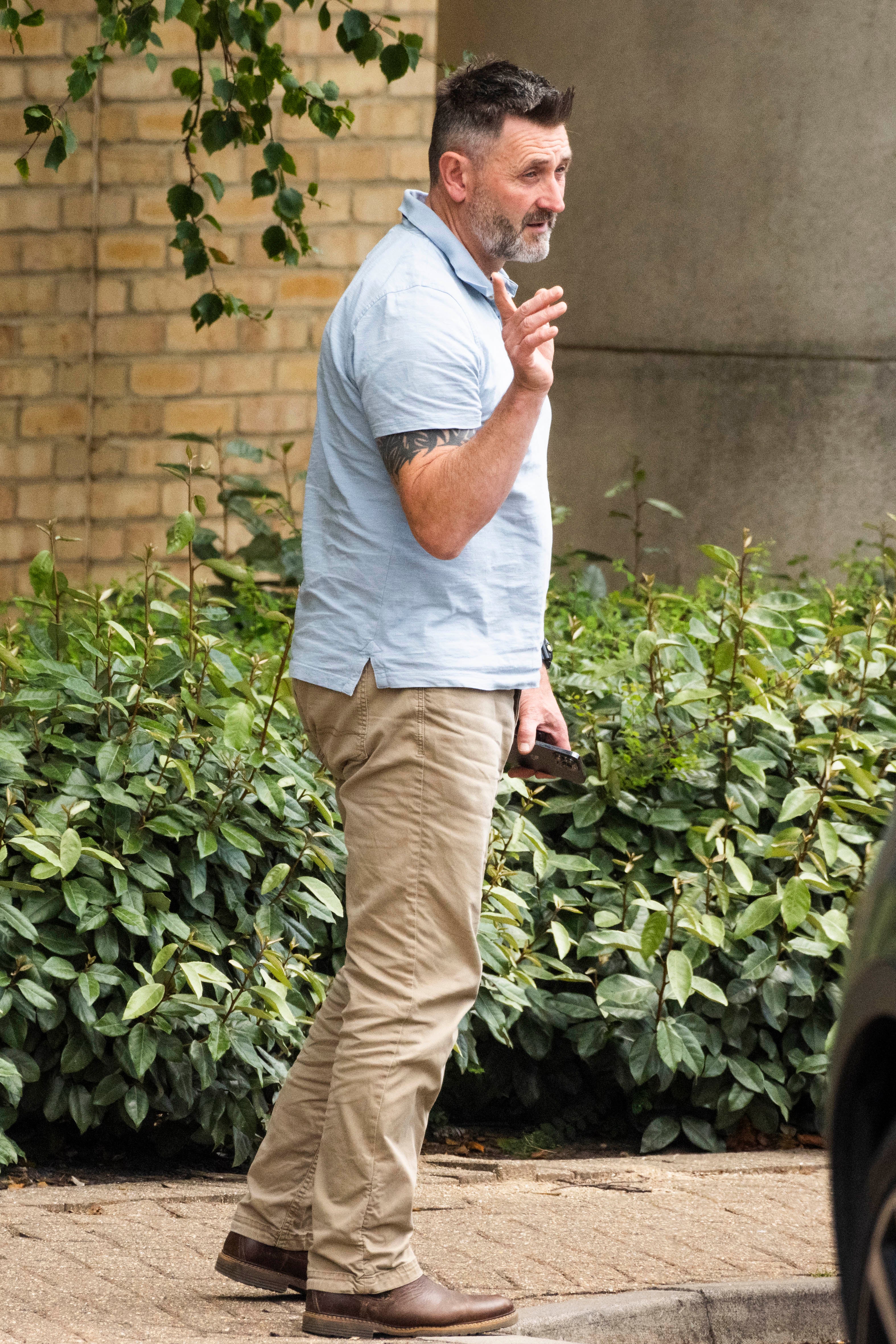 Andrew Claridge-Fleming outside court