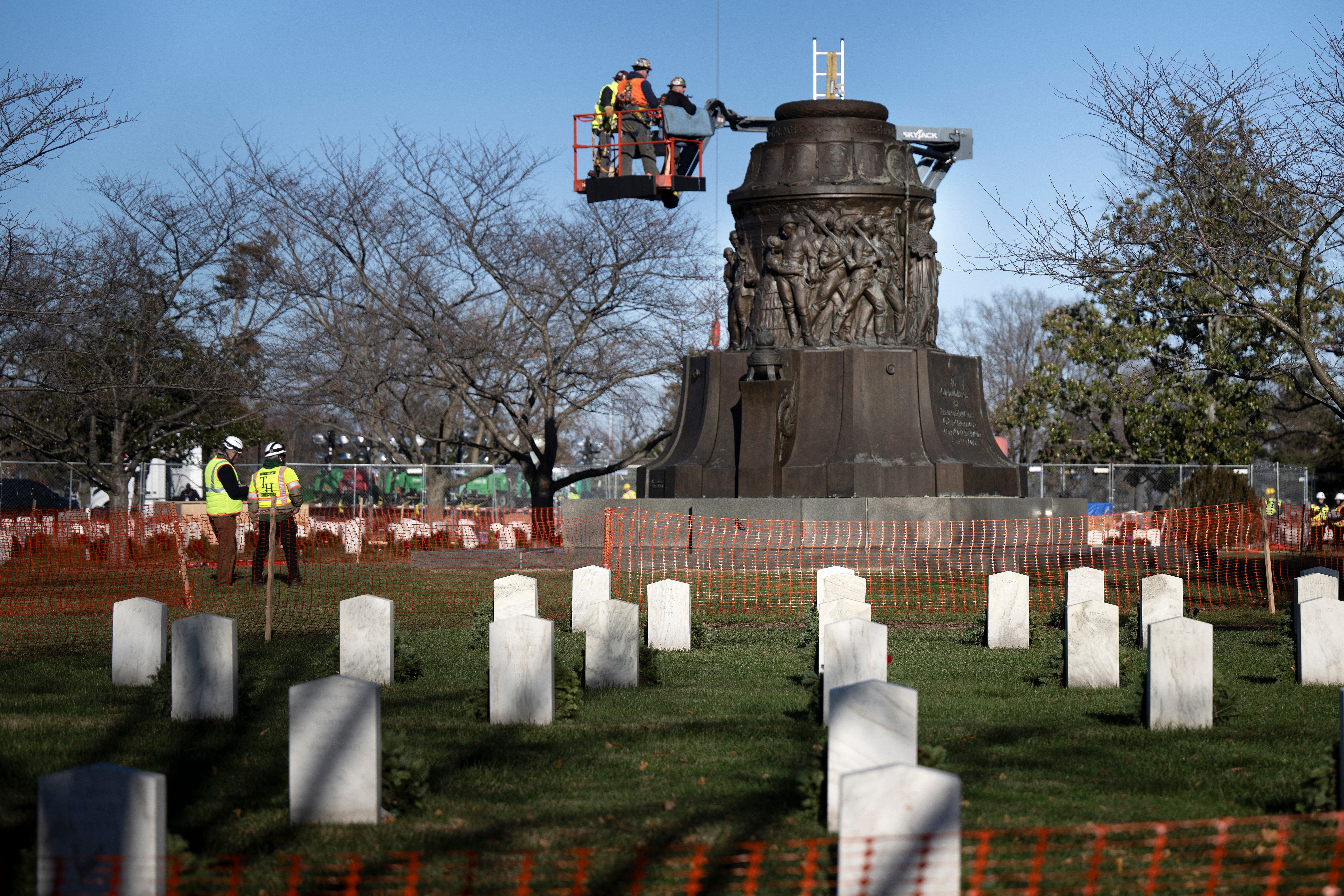 The Reconciliation Monument was erected in 1914