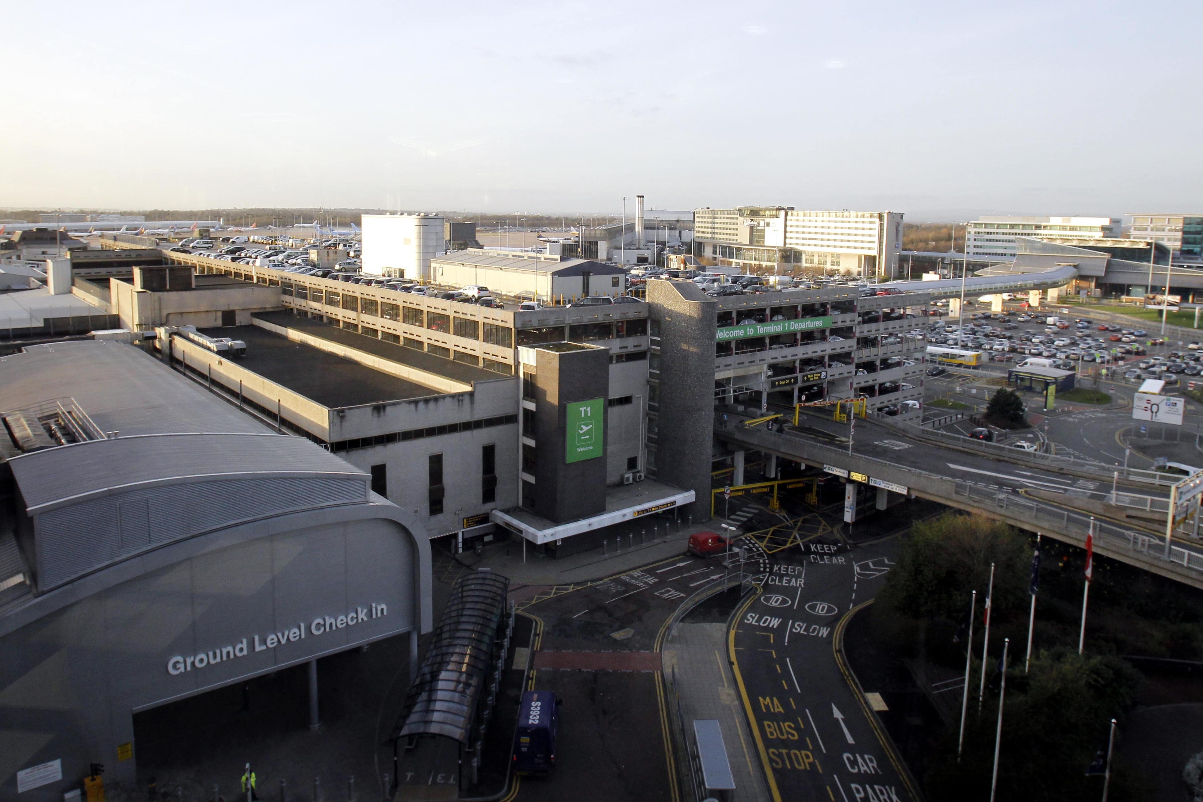 The incident happened at Manchester Airport last year (Peter Byrne/PA)