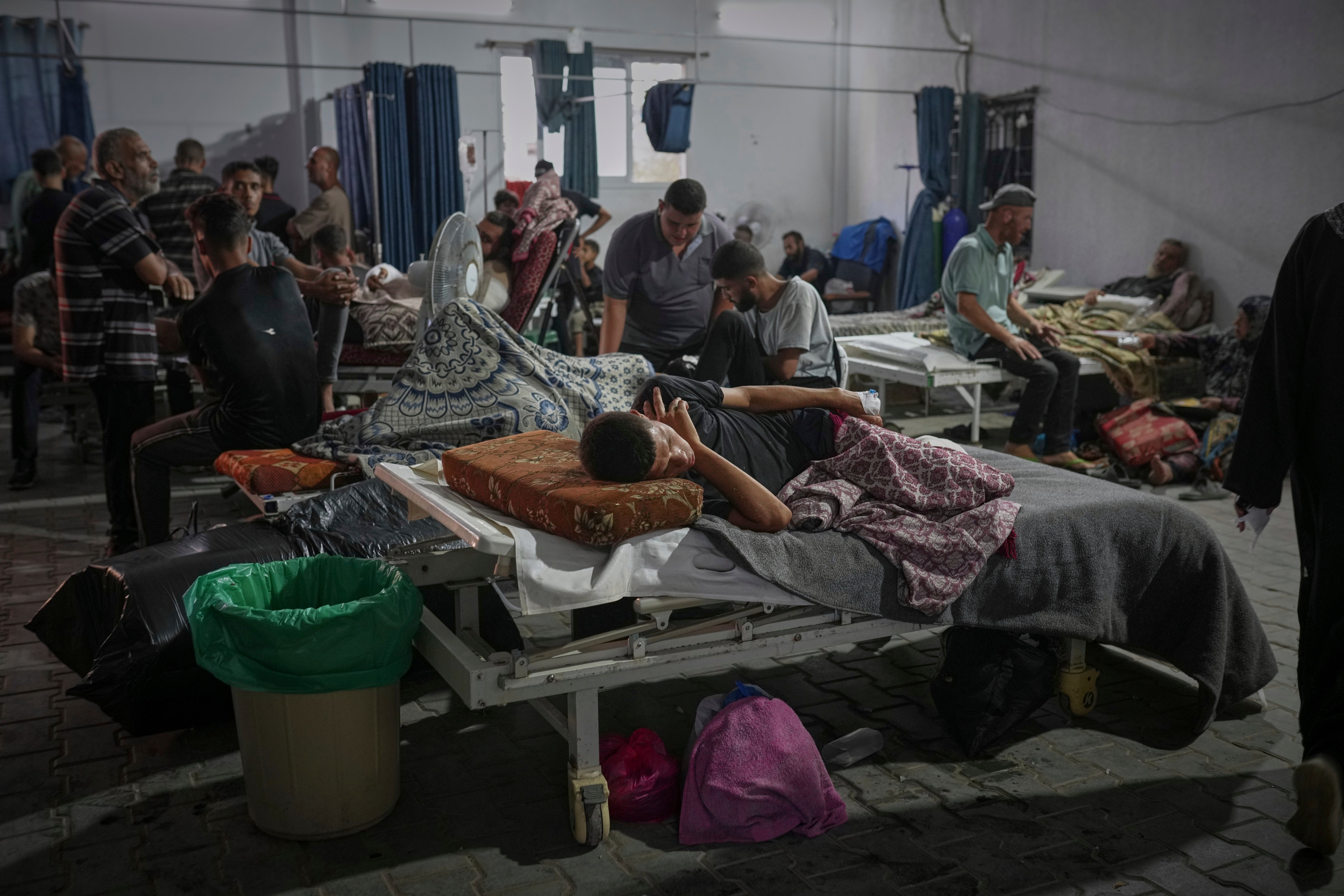 Mideast Wars Gaza Shell of a Hospital