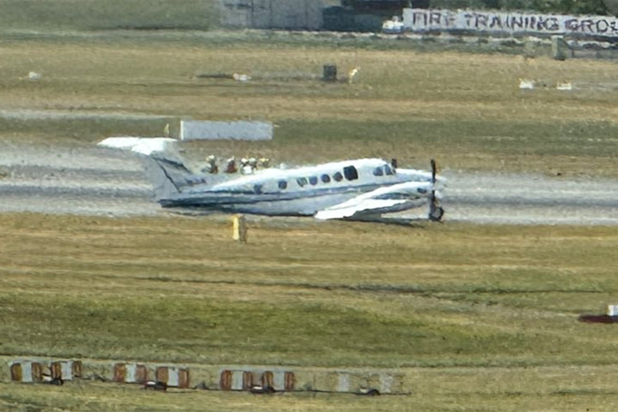 One person has suffered minor injuries, according to police