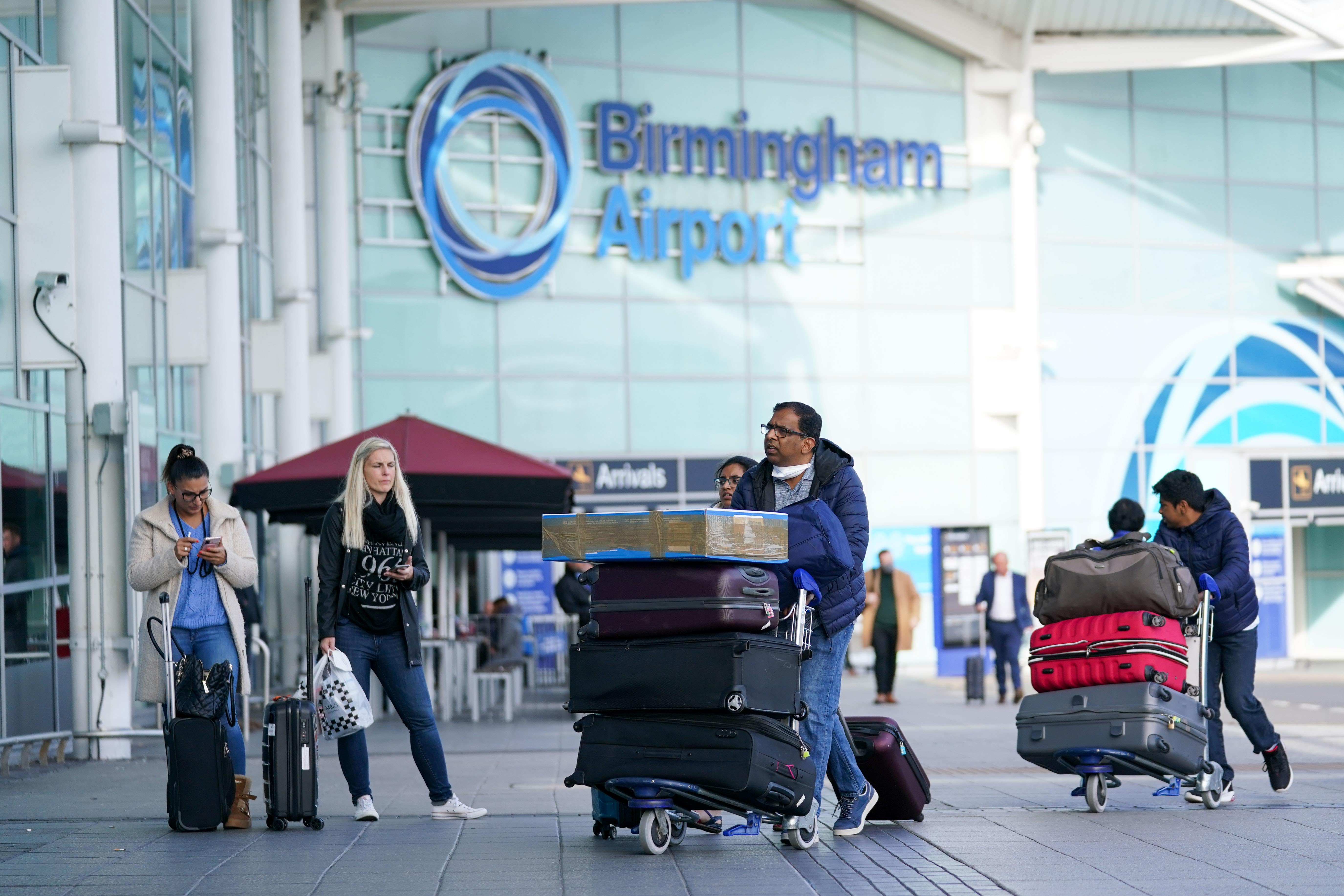 Passengers at the airport have been advised to check their flights